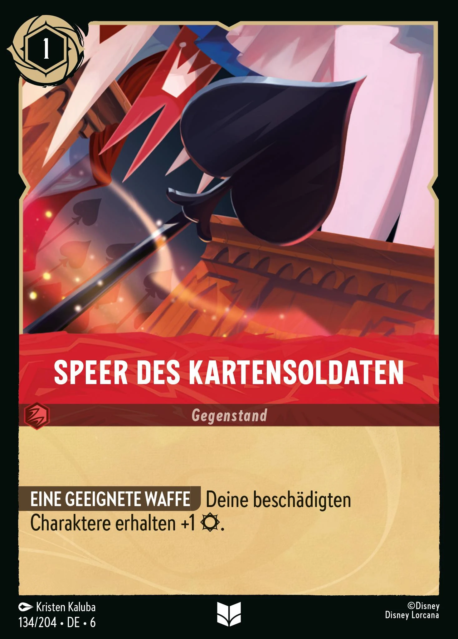 Speer des Kartensoldaten (Azurblaues Meer 134)