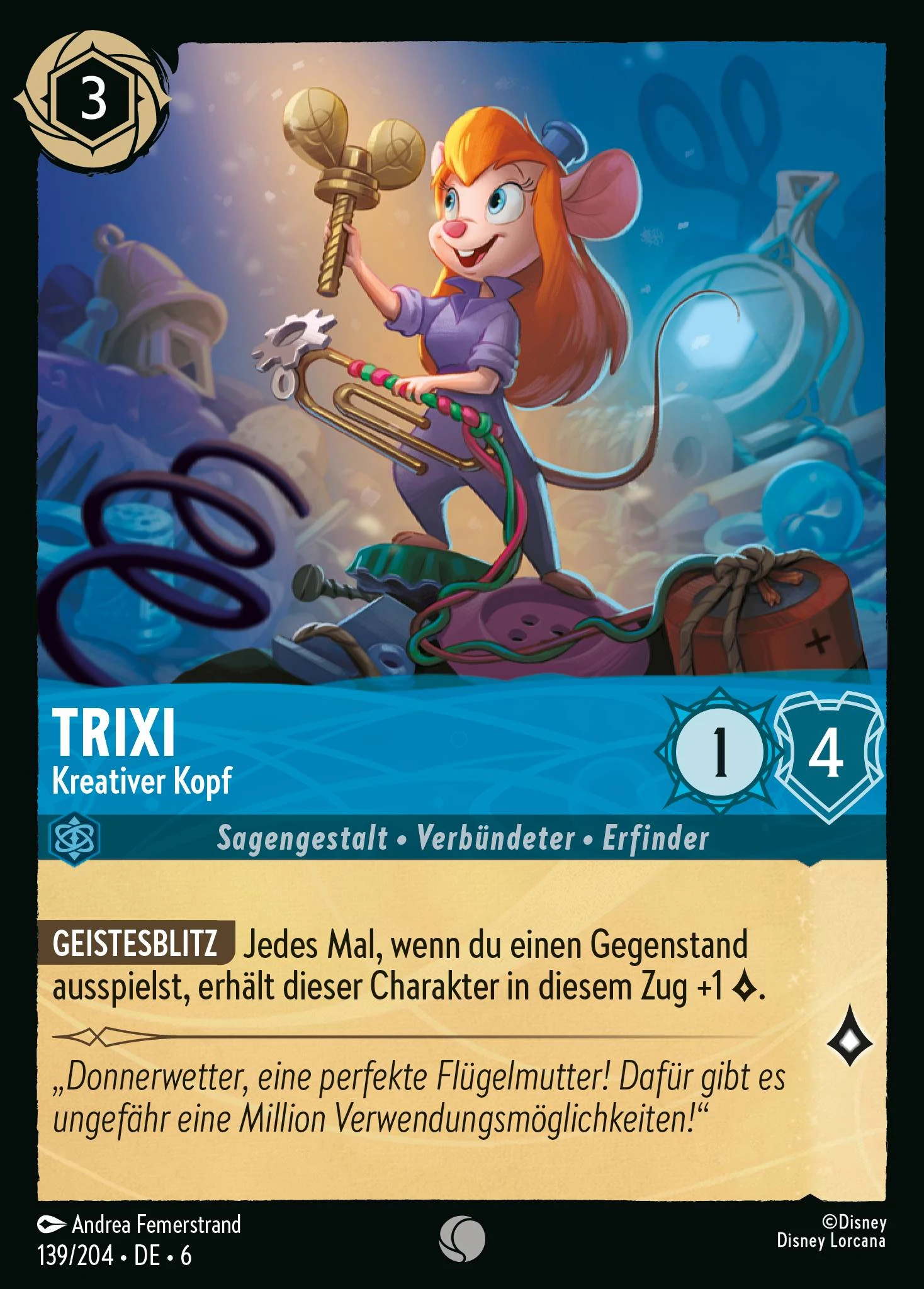 Trixi - Kreativer Kopf (Azurblaues Meer 139)