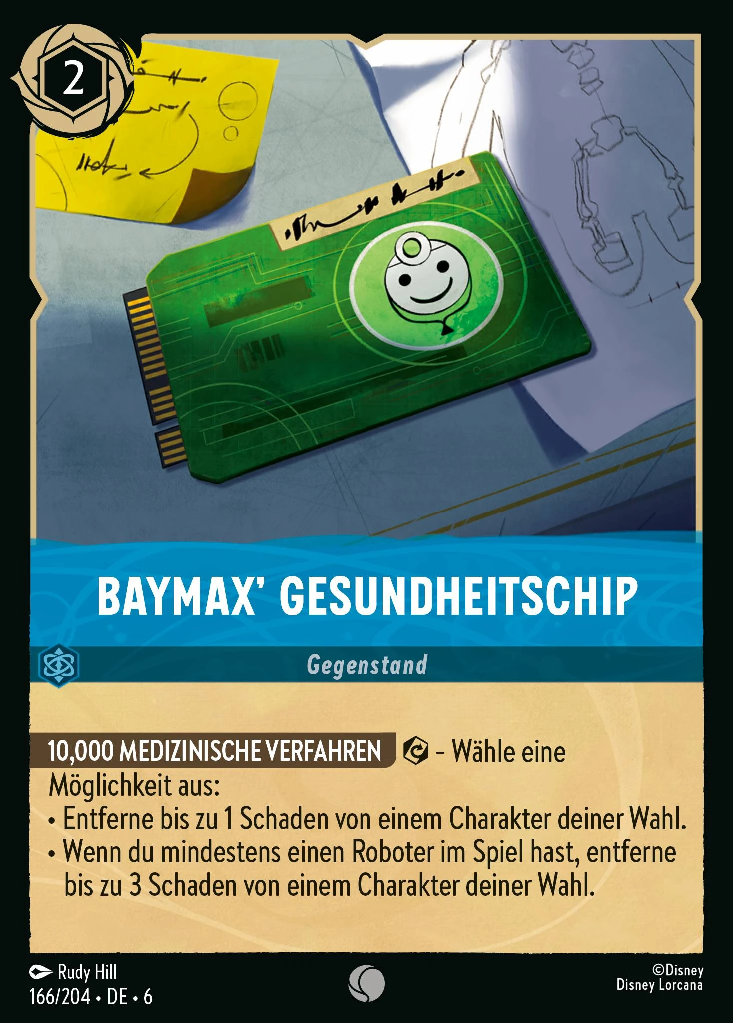 Baymax' Gesundheitschip (Azurblaues Meer 166)