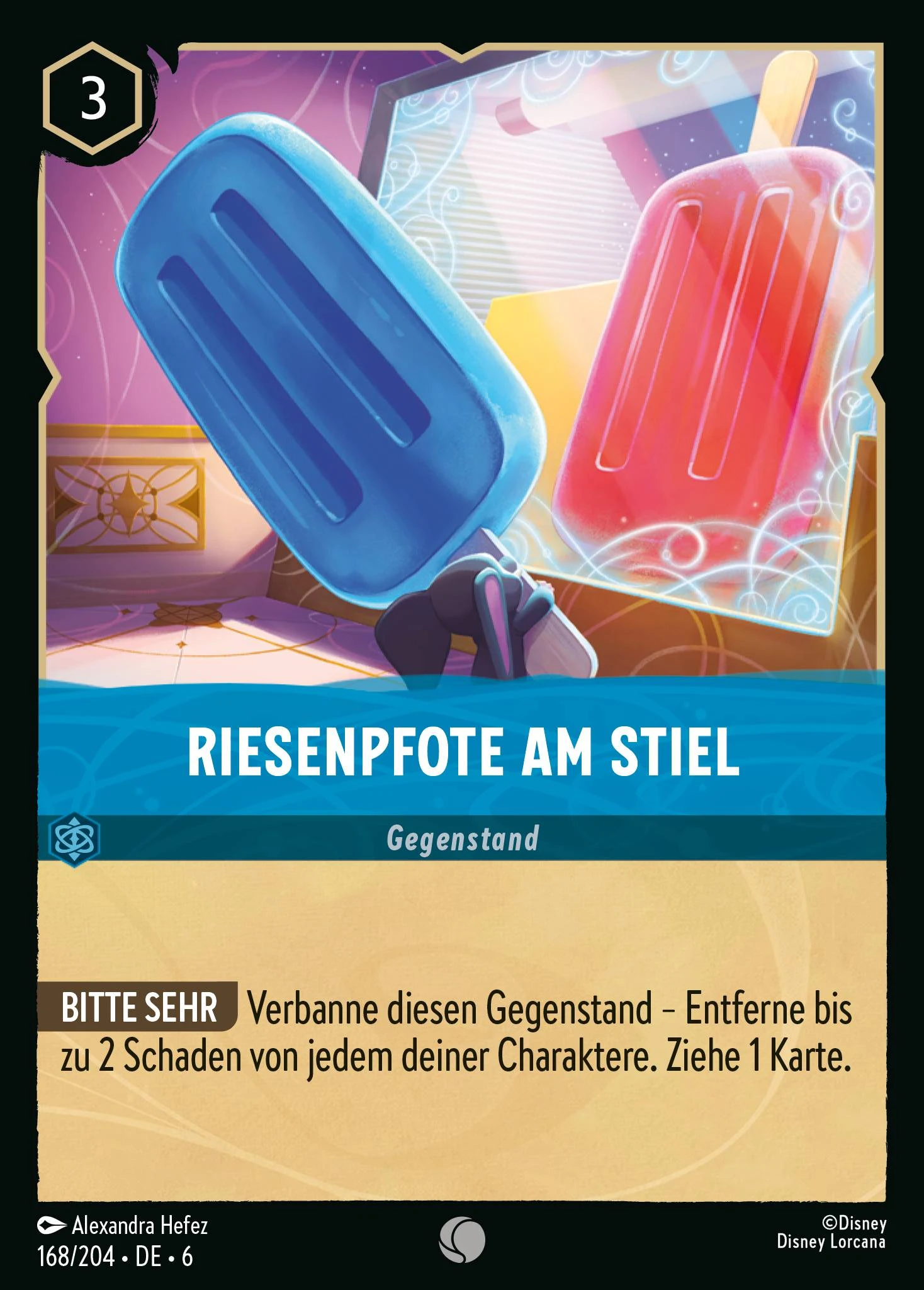 Riesenpfote am Stiel (Azurblaues Meer 168)