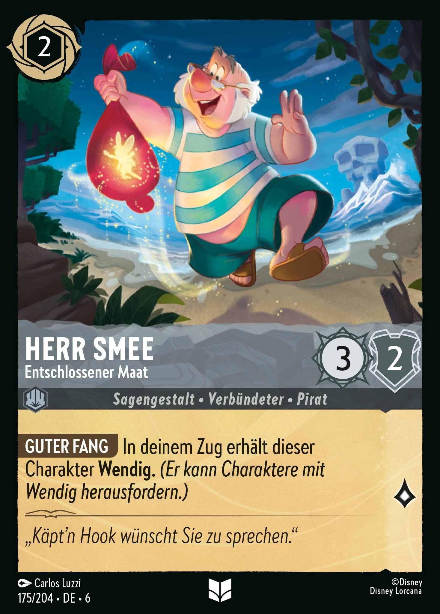 Herr Smee - Entschlossener Maat (Azurblaues Meer 175)