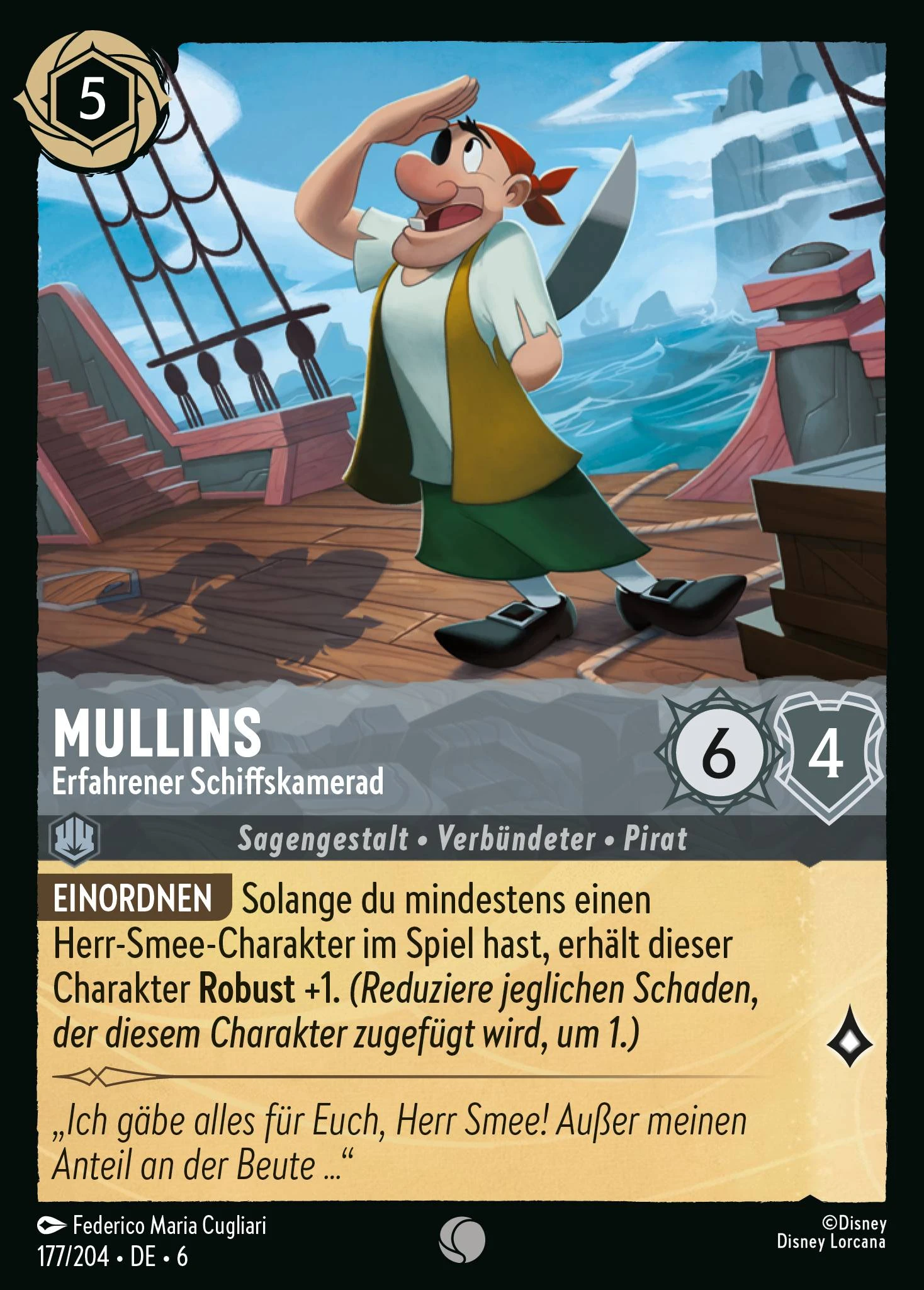 Mullins - Erfahrener Schiffskamerad (Azurblaues Meer 177)