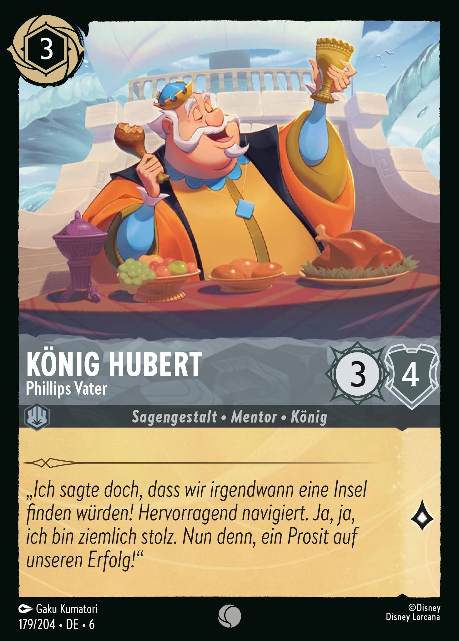 König Hubert - Phillips Vater (Azurblaues Meer 179)