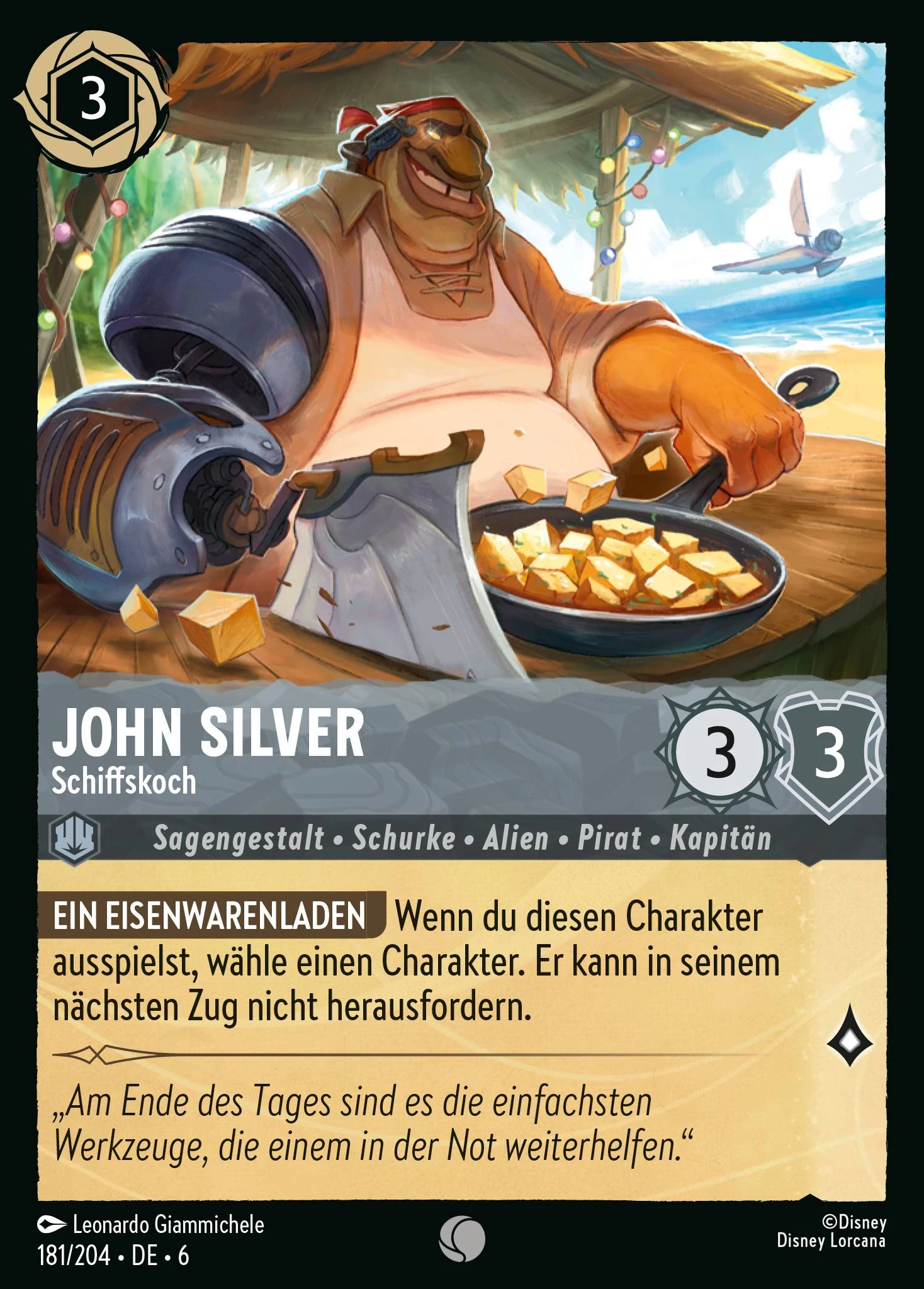 John Silver - Schiffskoch (Azurblaues Meer 181)