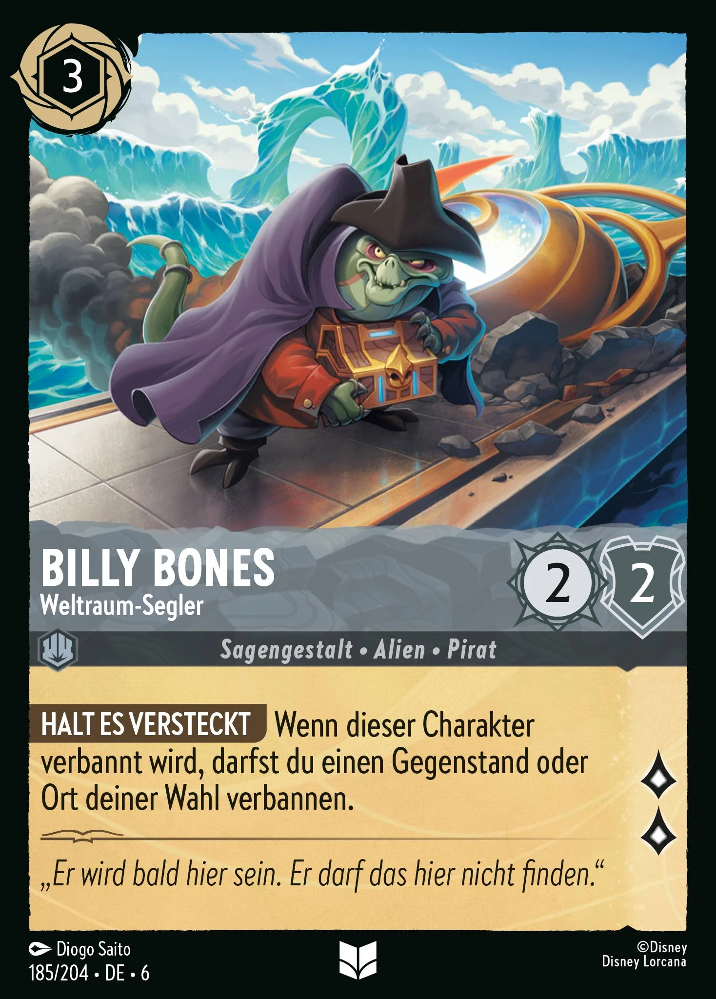 Billy Bones - Weltraum-Segler (Azurblaues Meer 185)