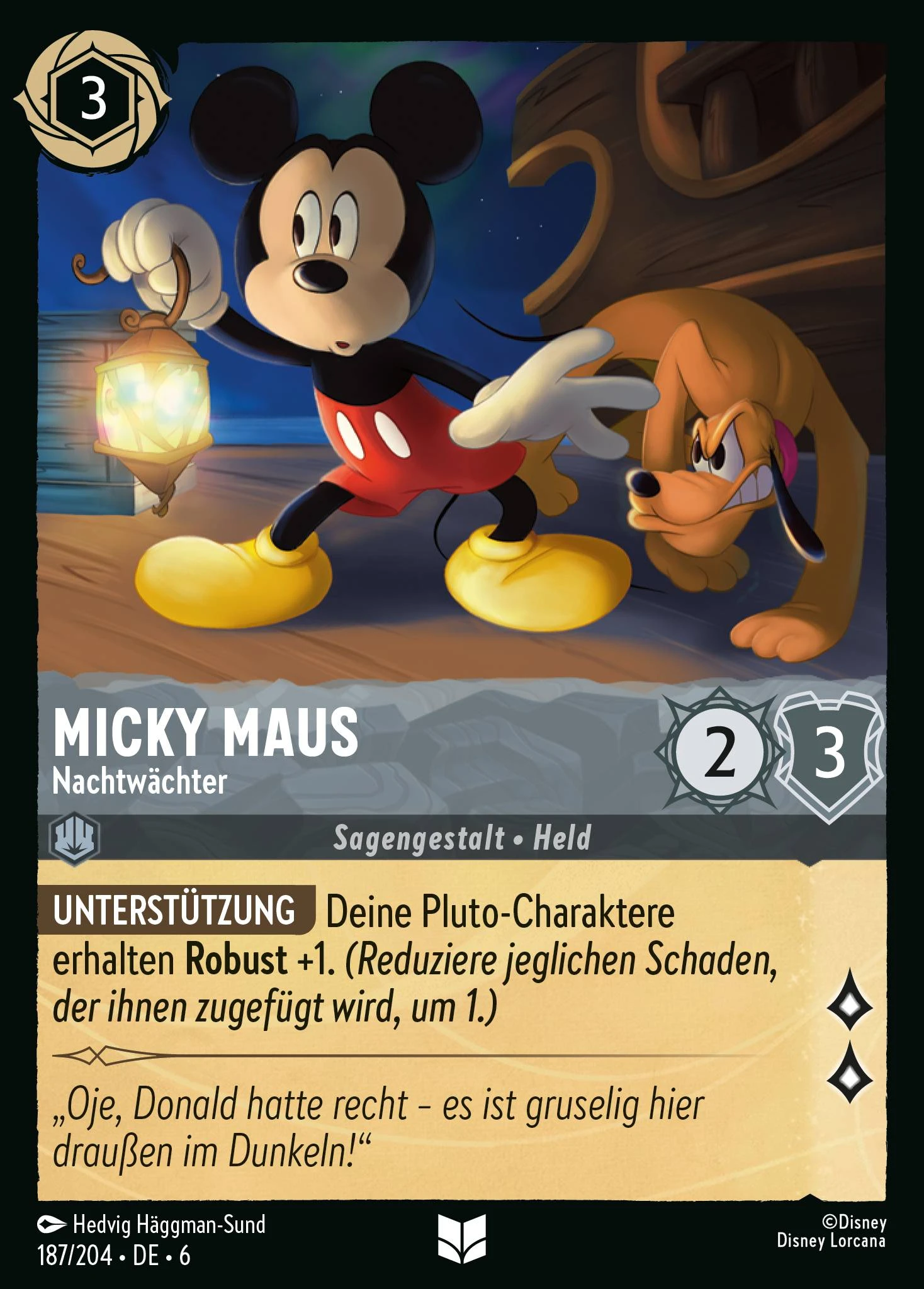 Micky Maus - Nachtwächter (Azurblaues Meer 187)