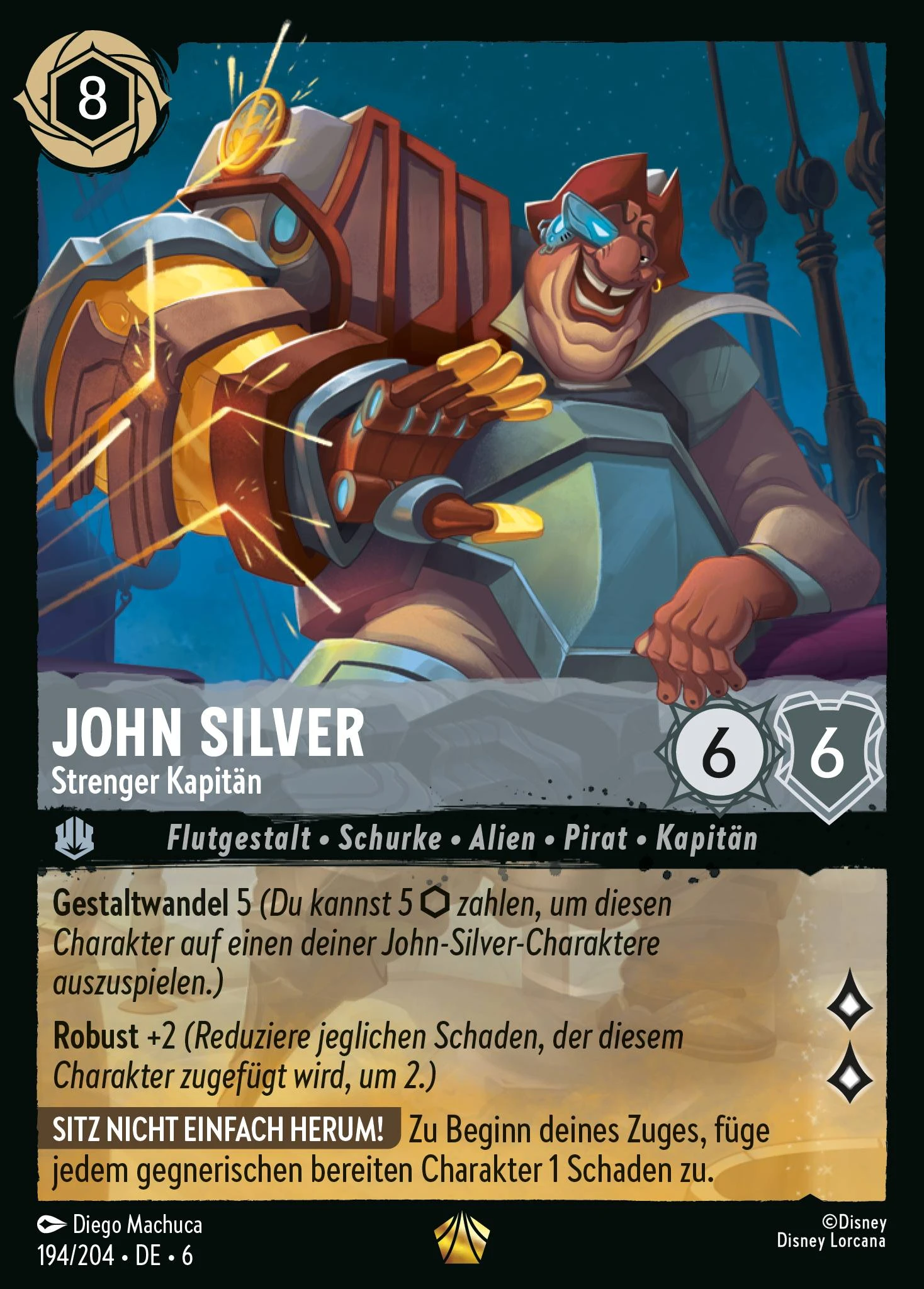 John Silver - Strenger Kapitän (Azurblaues Meer 194)