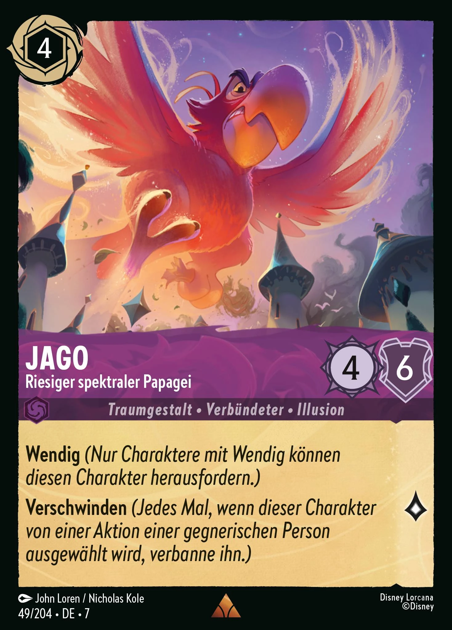 Jago - Riesiger spektraler Papagei (Archazias Insel 049)