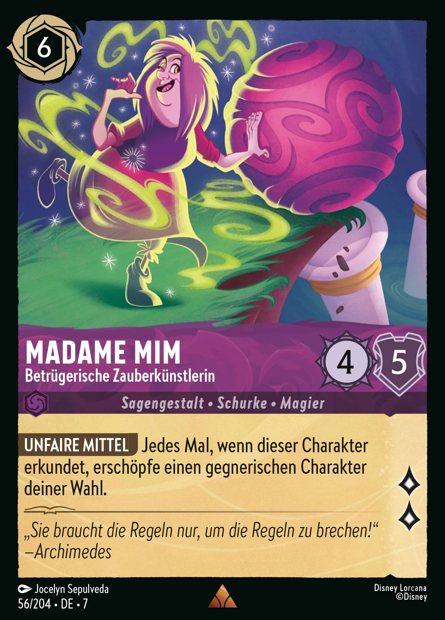 Madame Mim - Betrügerische Zauberkünstlerin (Archazias Insel 056)