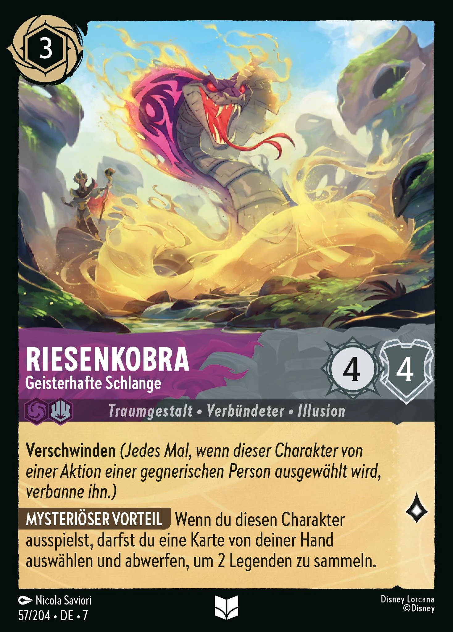 Riesenkobra - Geisterhafte Schlange (Archazias Insel 057)