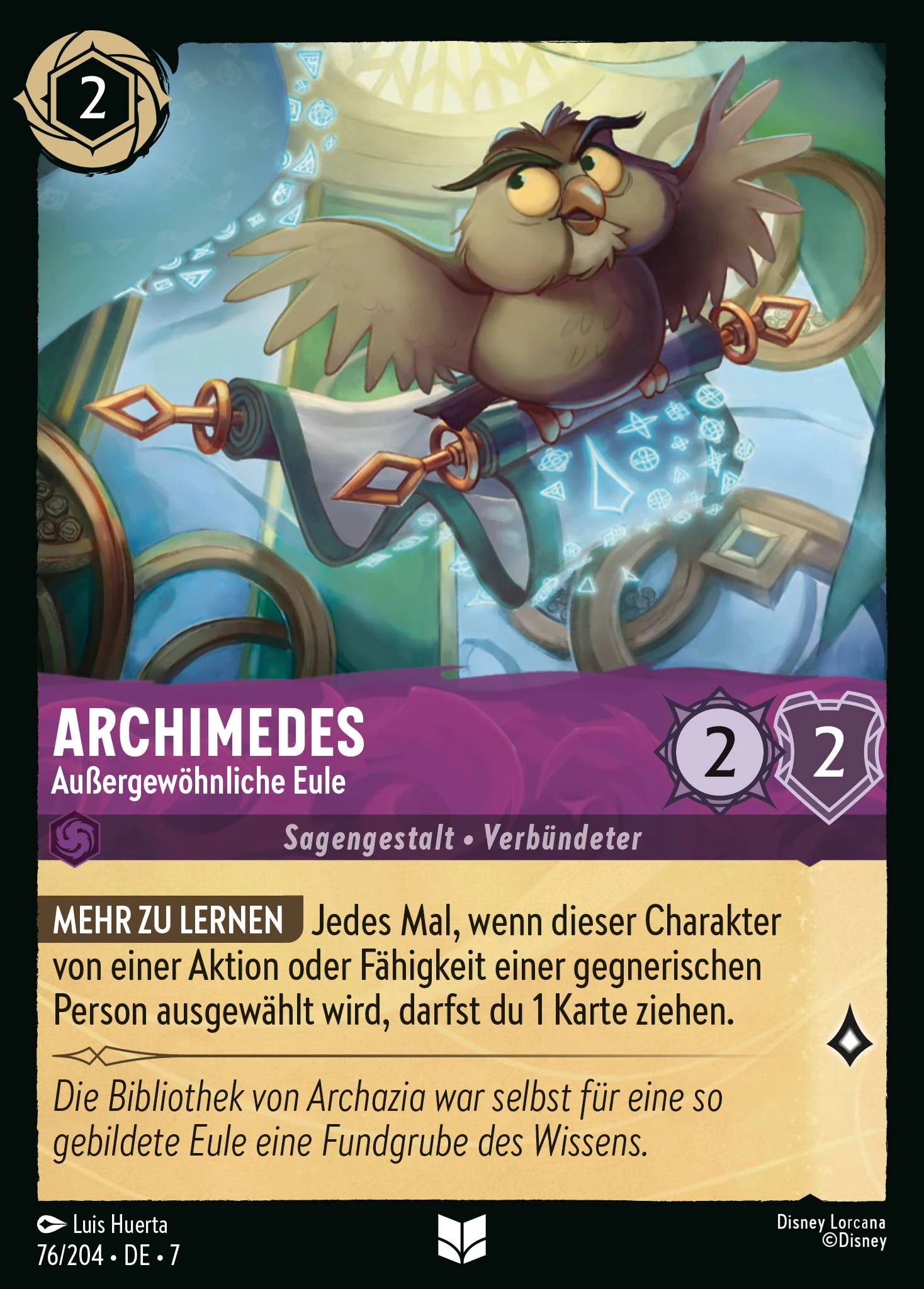 Archimedes - Außergewöhnliche Eule (Archazias Insel 076)