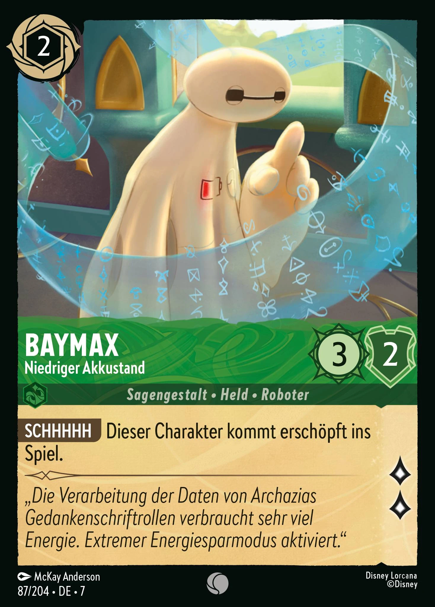 Baymax - Niedriger Akkustand (Archazias Insel 087)