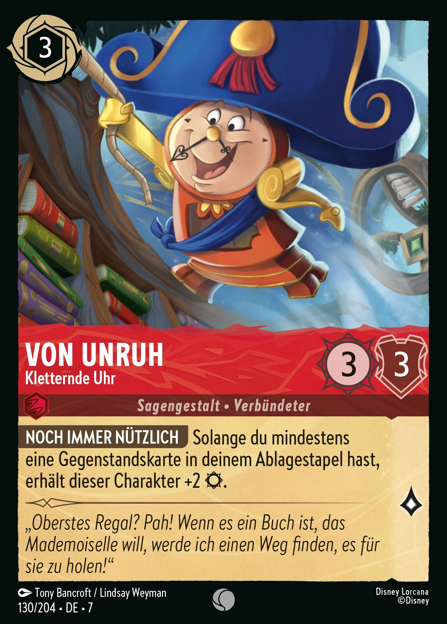 Von Unruh - Kletternde Uhr (Archazias Insel 130)