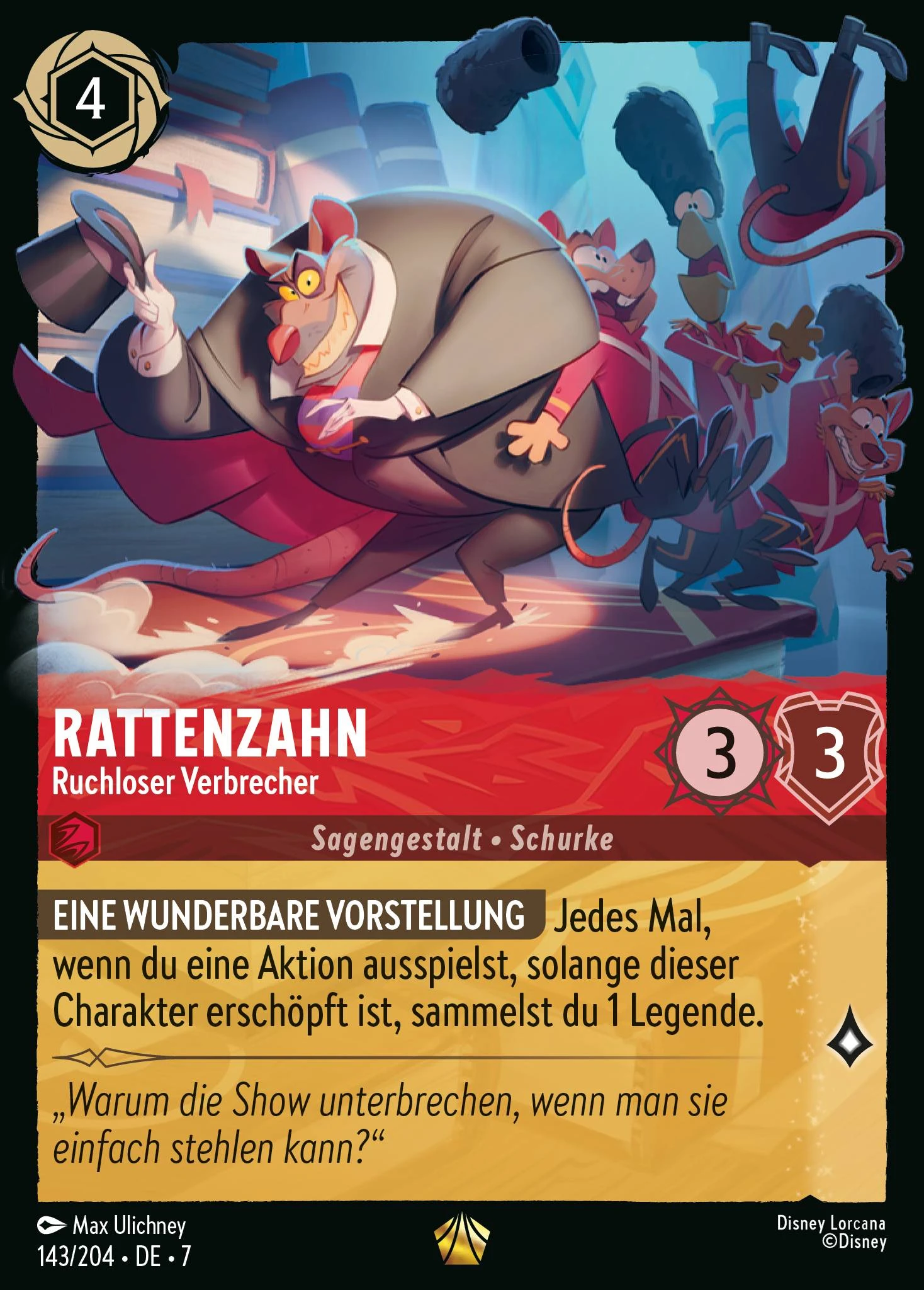 Rattenzahn - Ruchloser Verbrecher (Archazias Insel 143)