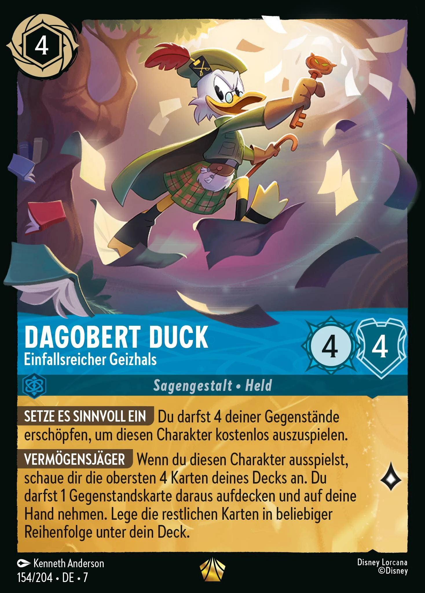 Dagobert Duck - Einfallsreicher Geizhals (Archazias Insel 154)