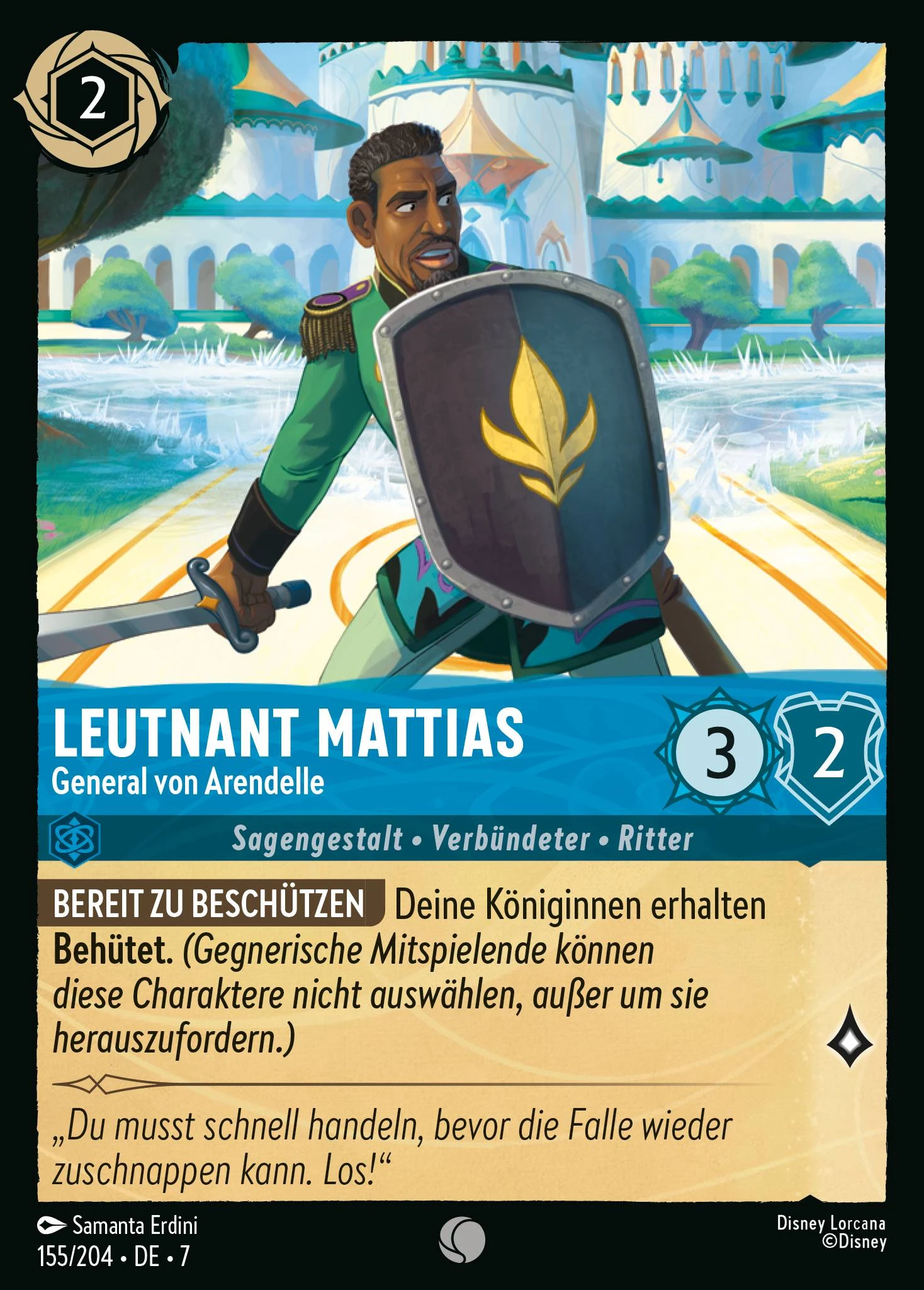 Leutnant Mattias - General von Arendelle (Archazias Insel 155)