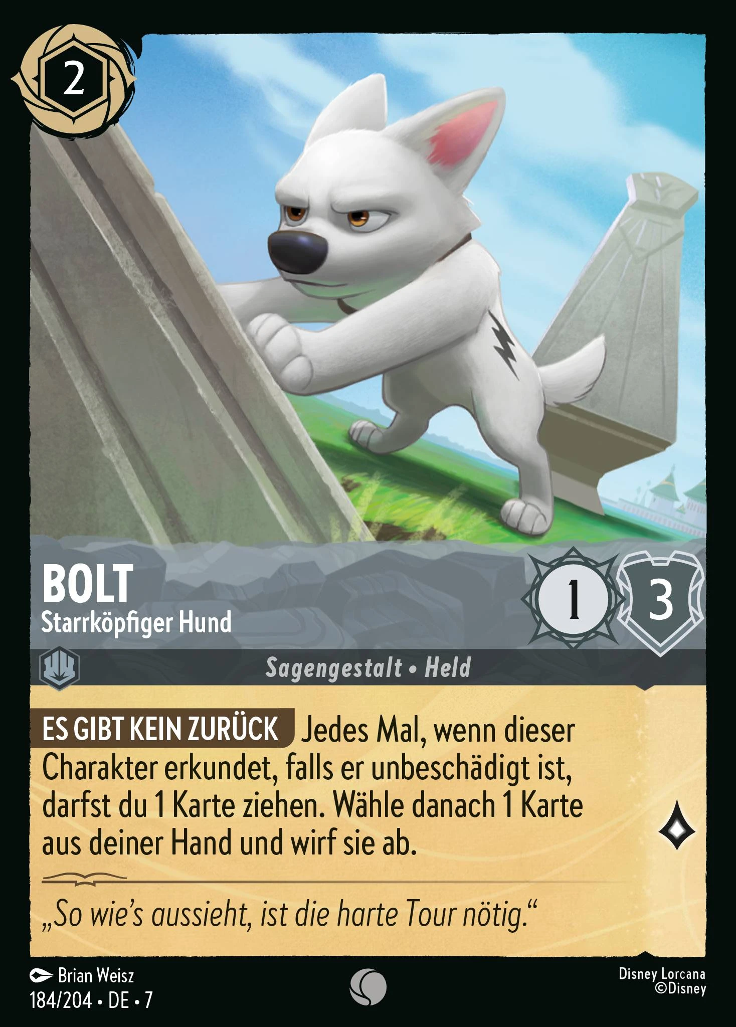 Bolt - Starrköpfiger Hund (Archazias Insel 184)