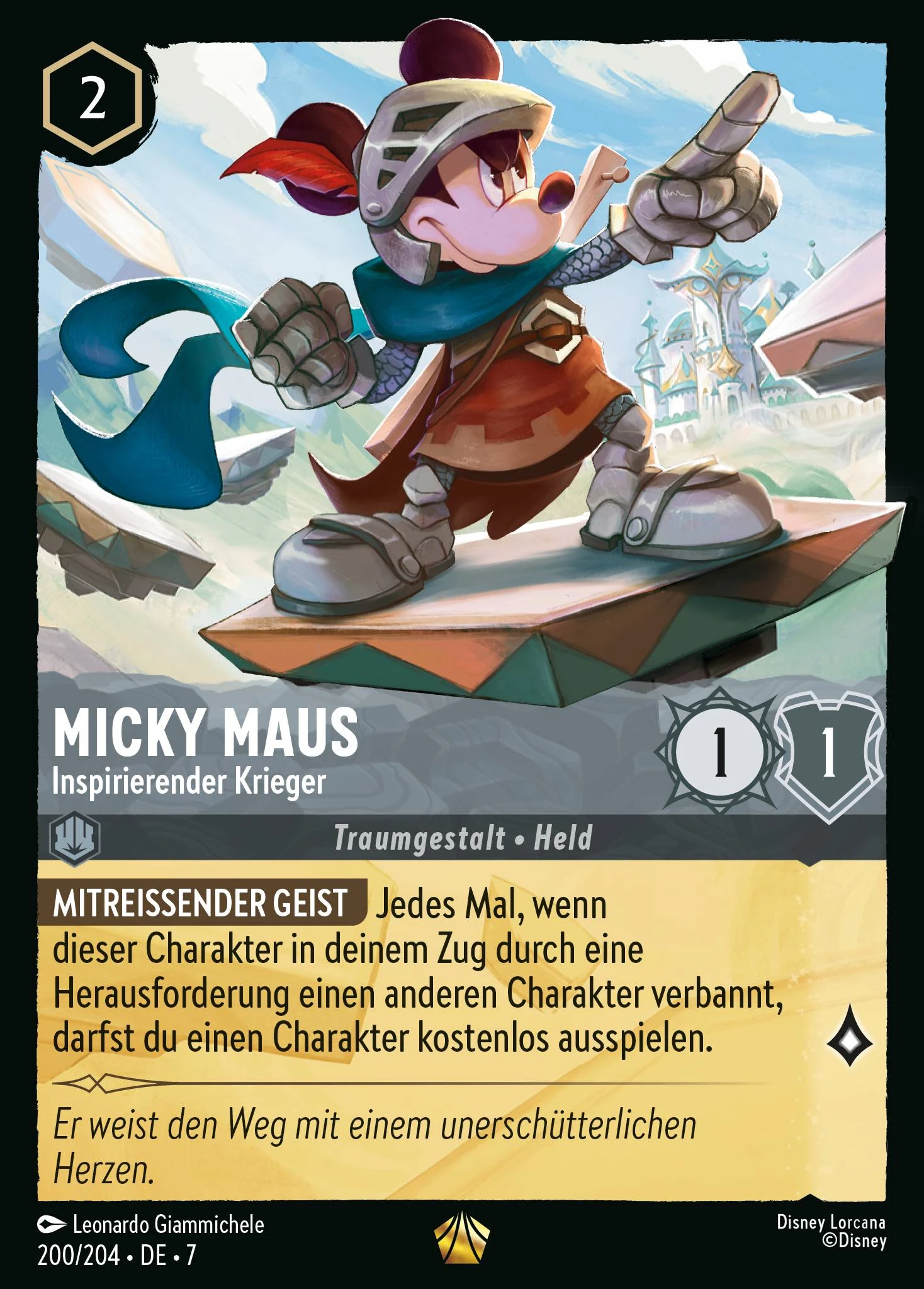 Micky Maus - Inspirierender Krieger (Archazias Insel 200)