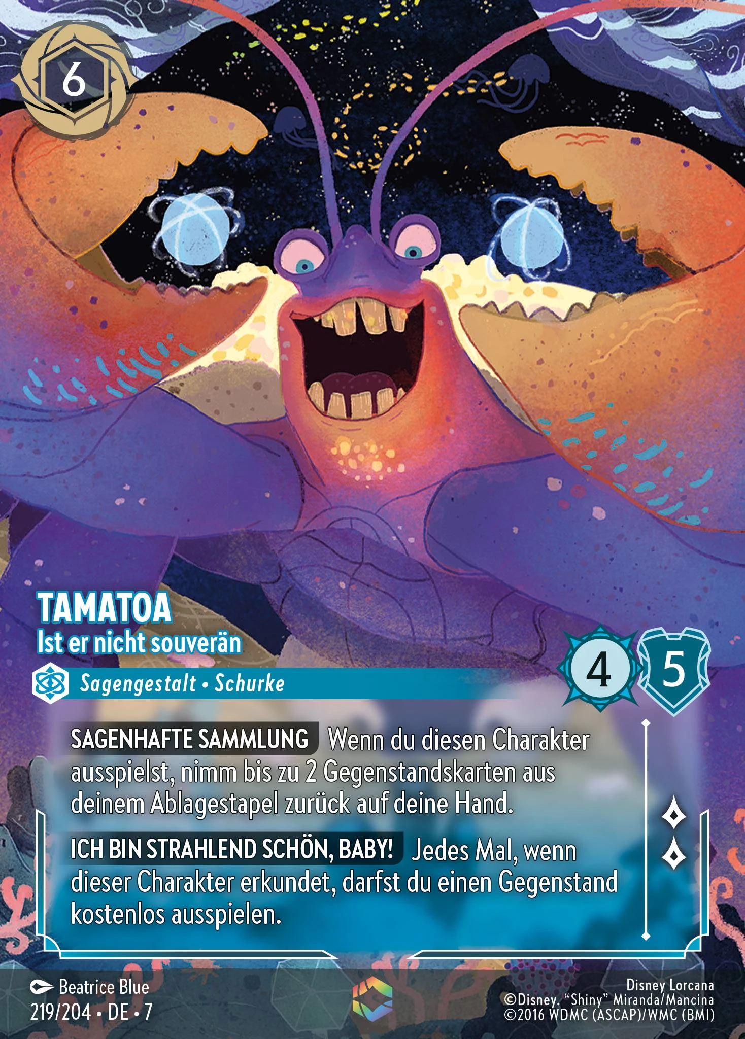 Tamatoa - Ist er nicht souverän (Archazias Insel 219)