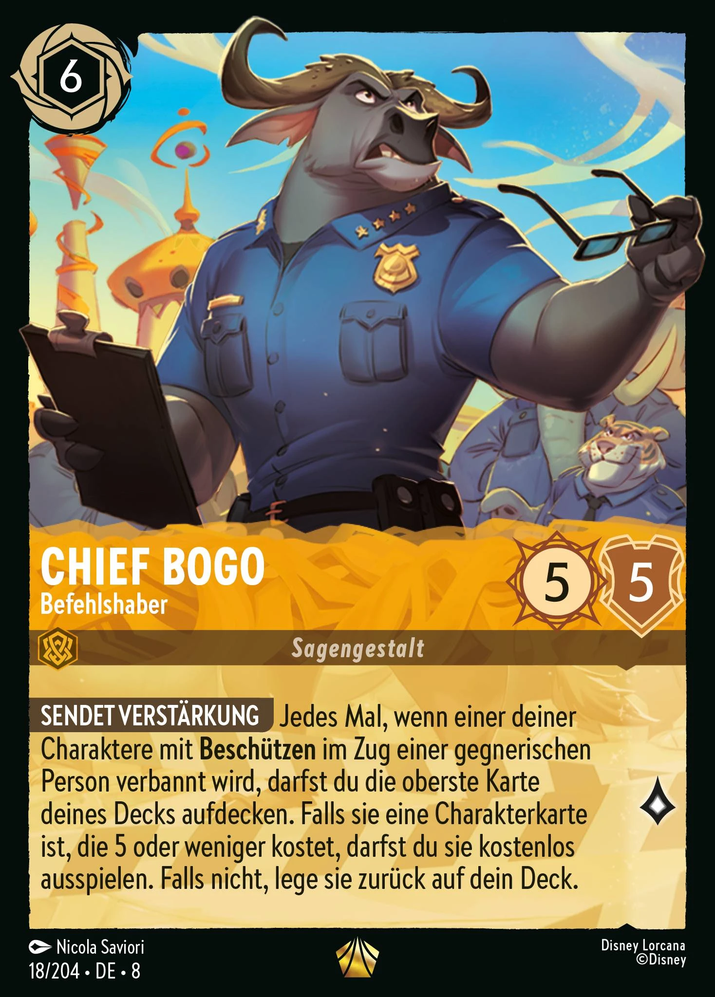 Chief Bogo - Befehlshaber (Domäne von Dschafar 018)