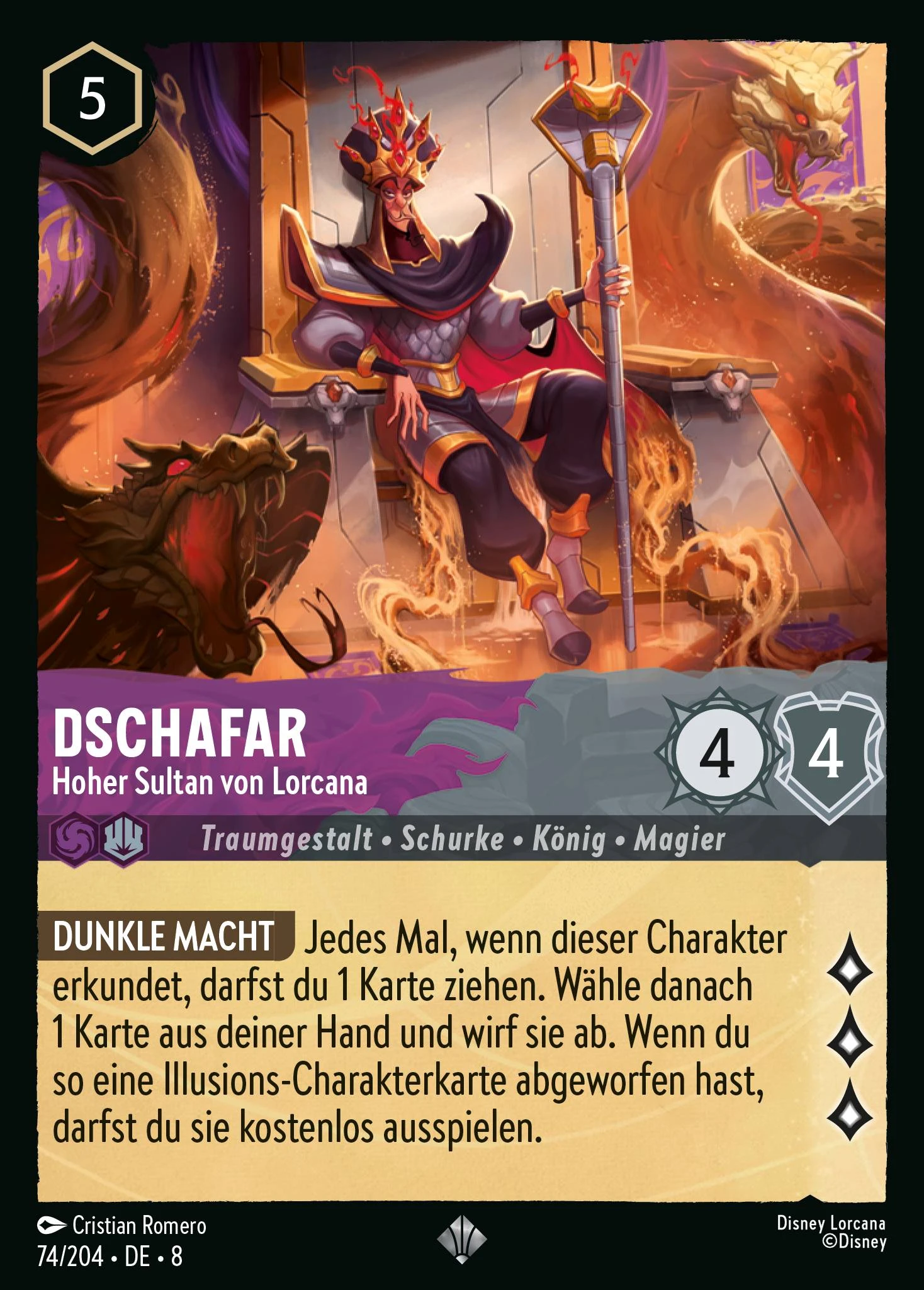 Dschafar - Hoher Sultan von Lorcana (Domäne von Dschafar 074)