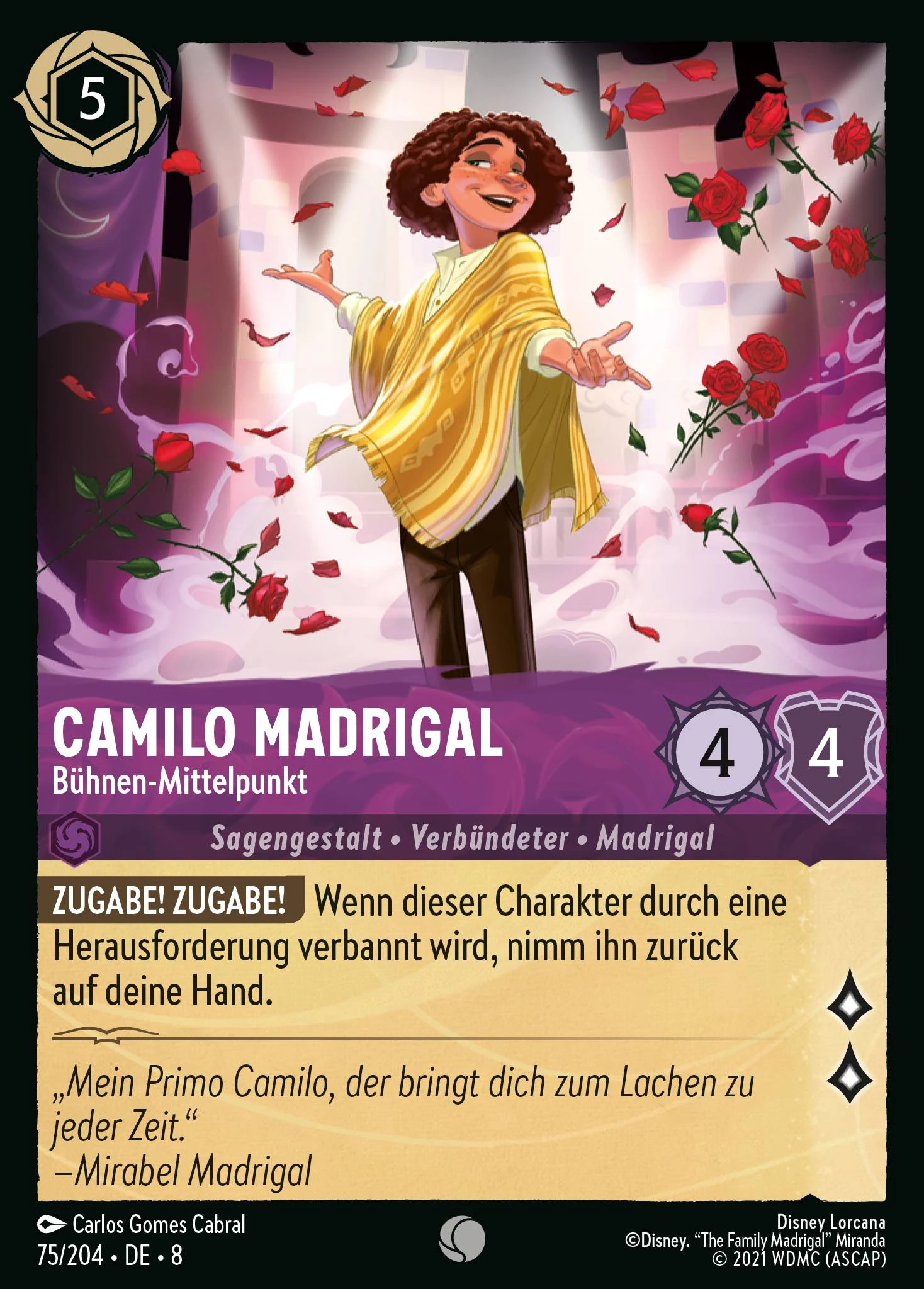 Camilo Madrigal - Bühnen-Mittelpunkt (Domäne von Dschafar 075)