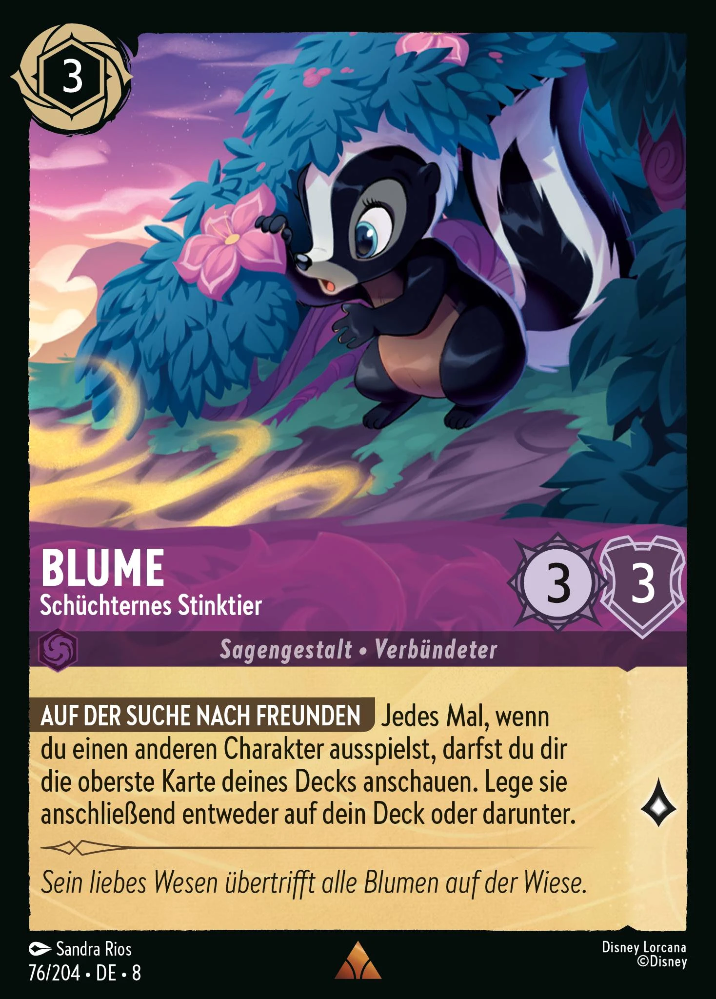 Blume - Schüchternes Stinktier (Domäne von Dschafar 076)