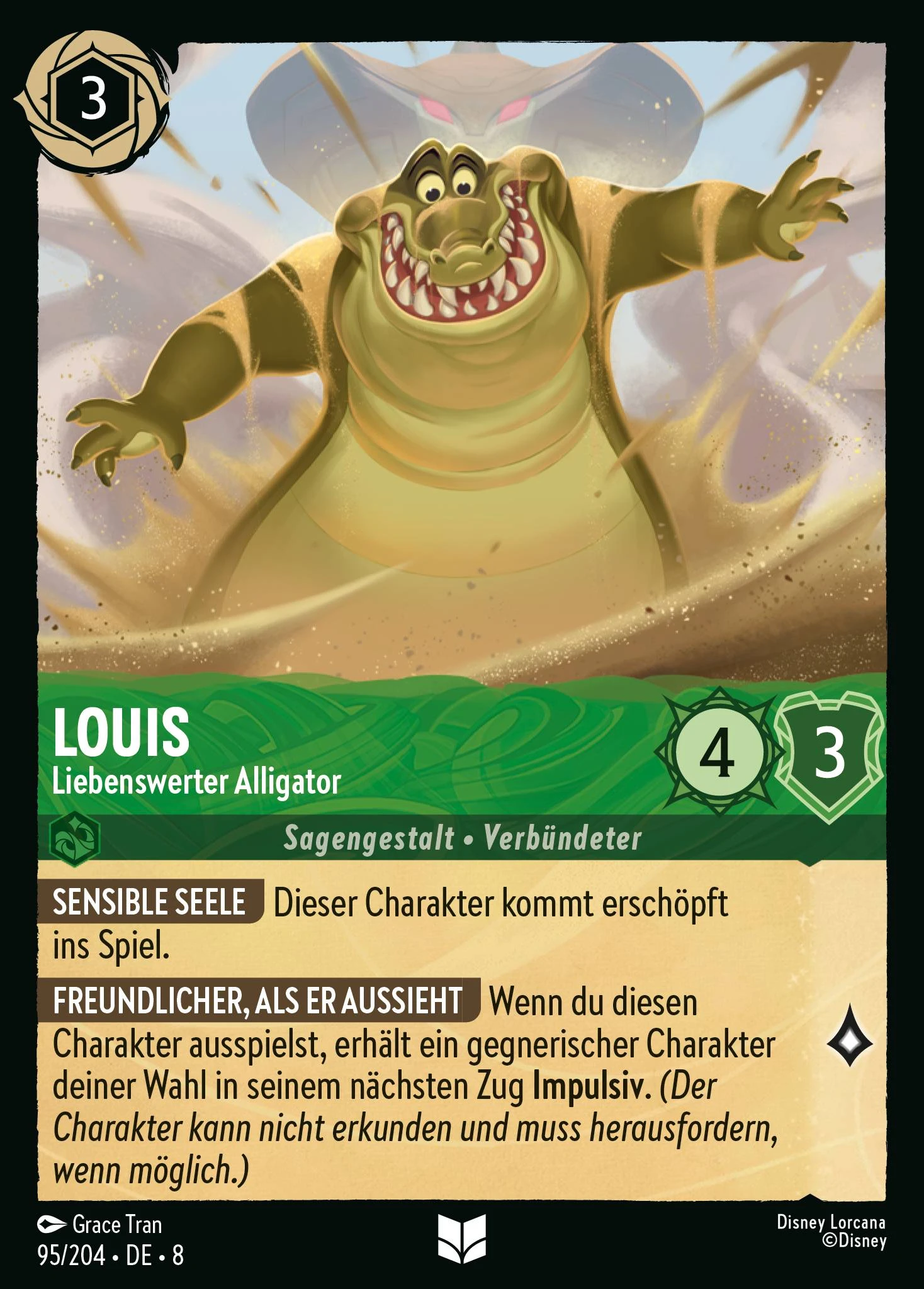 Louis - Liebenswerter Alligator (Domäne von Dschafar 095)