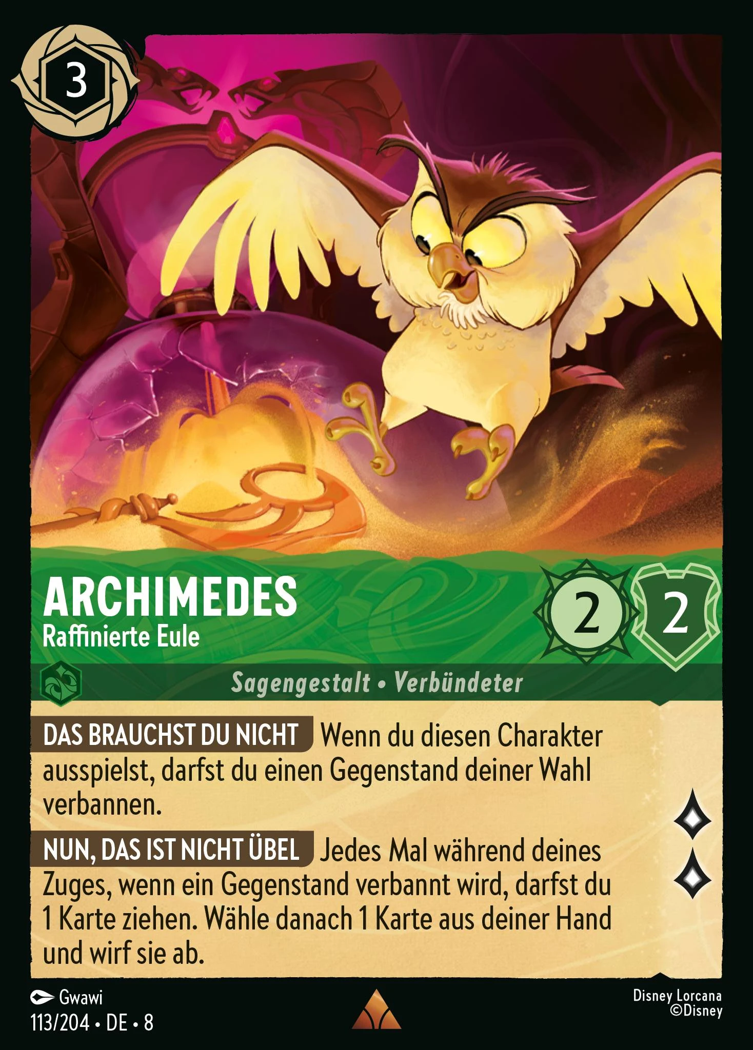 Archimedes - Raffinierte Eule (Domäne von Dschafar 113)