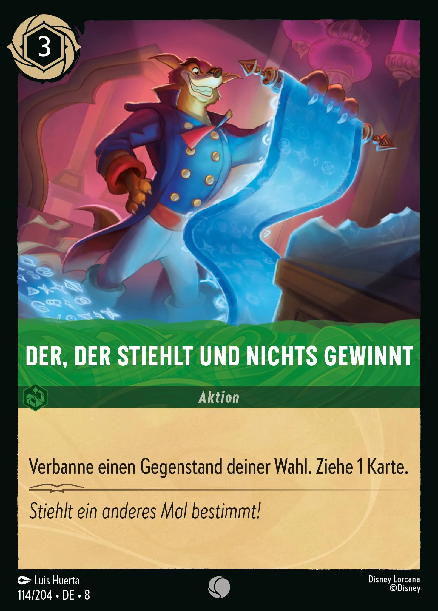 Der, der stiehlt und nichts gewinnt (Domäne von Dschafar 114)