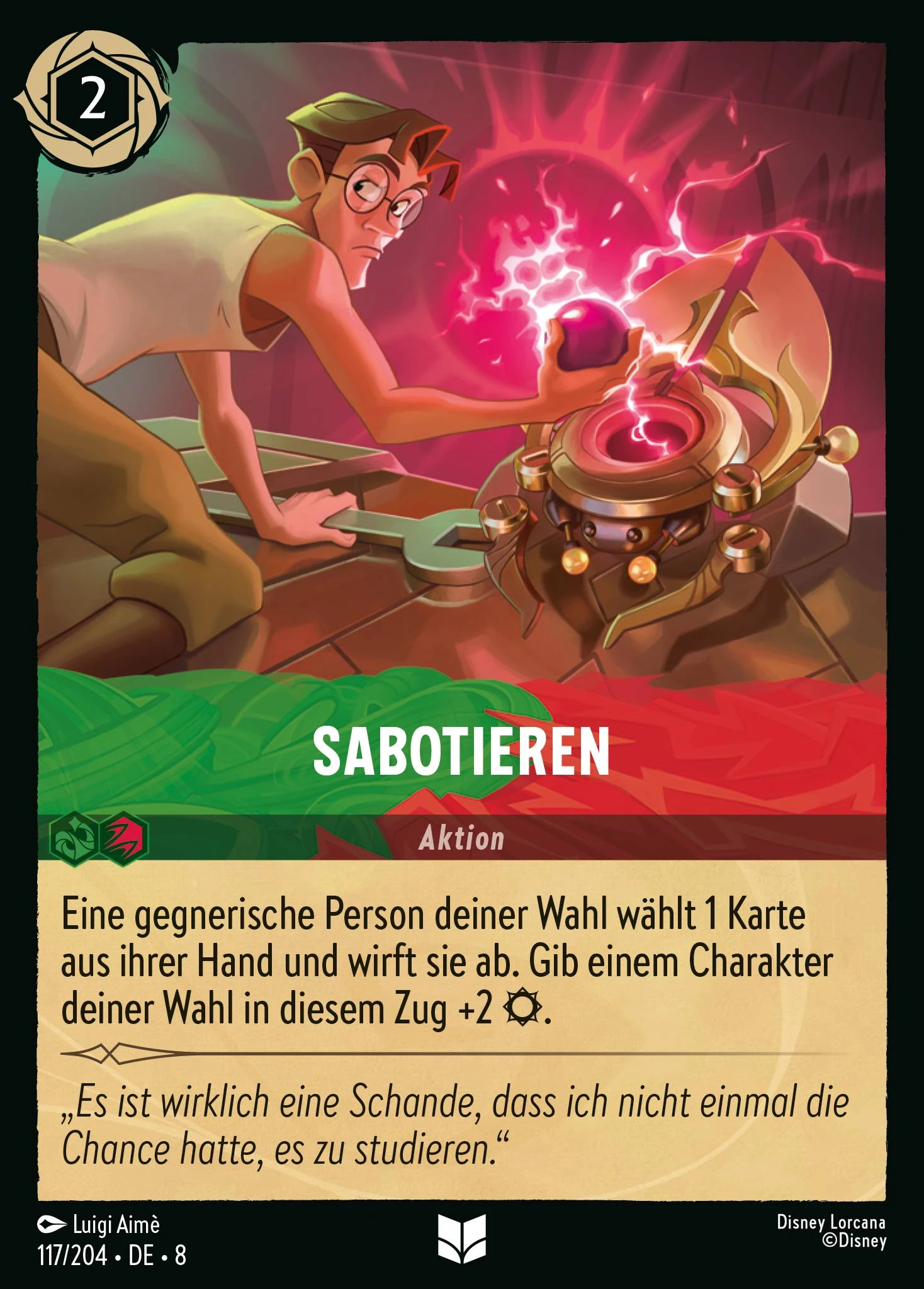Sabotieren (Domäne von Dschafar 117)