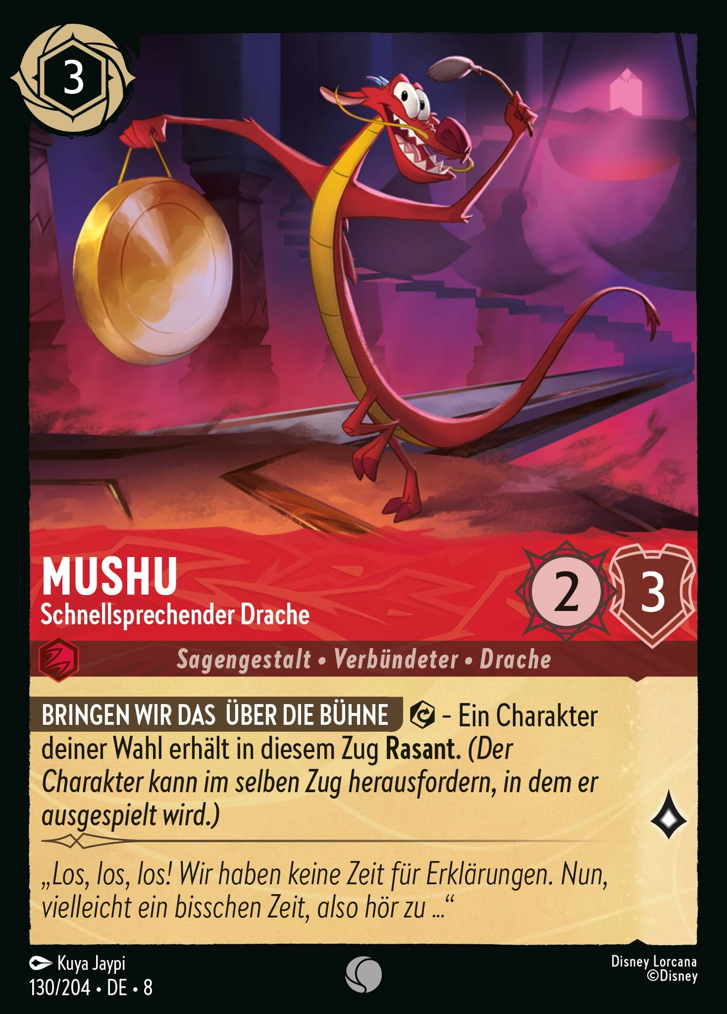 Mushu - Schnellsprechender Drache (Domäne von Dschafar 130)