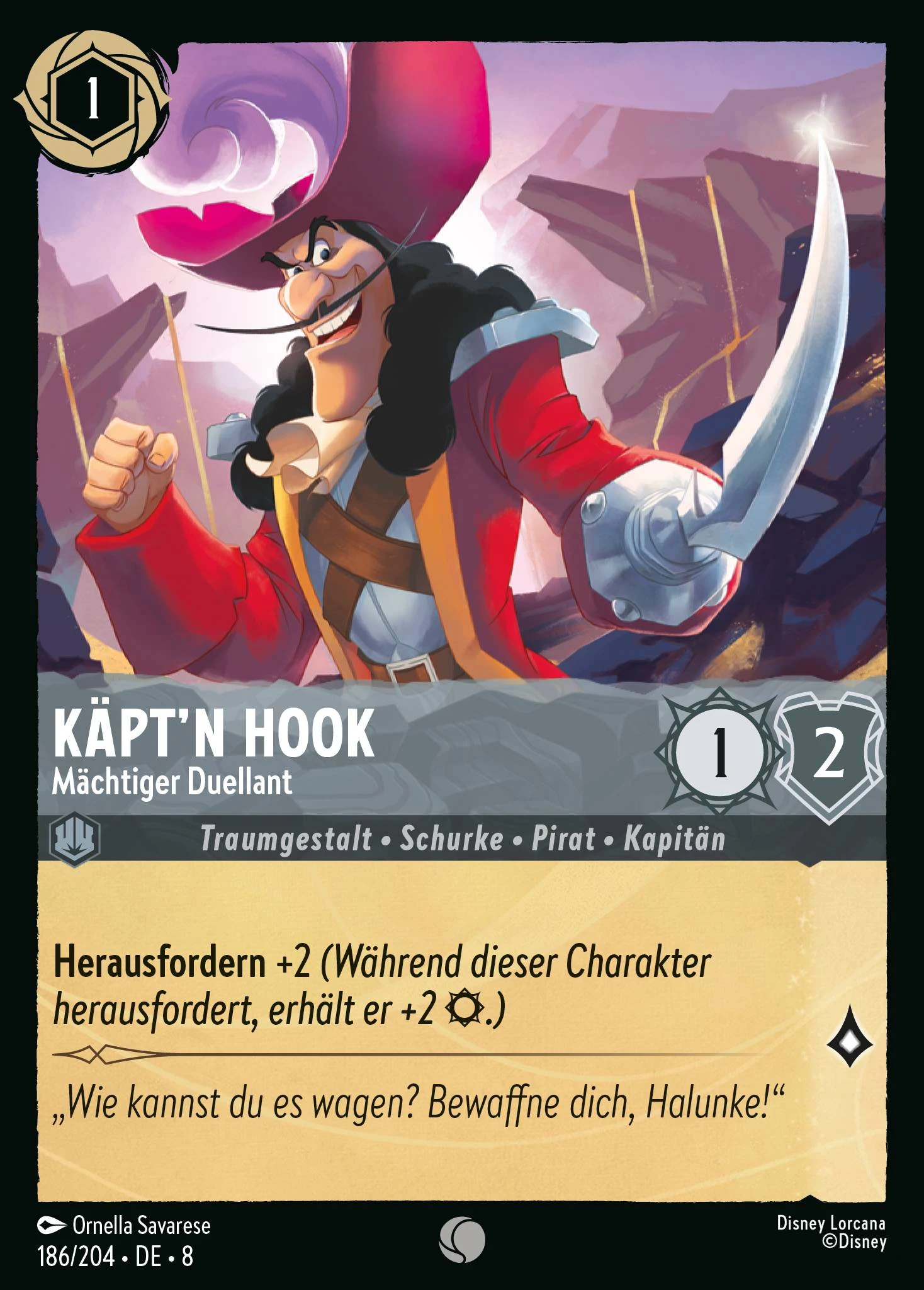 Käpt'n Hook - Mächtiger Duellant (Domäne von Dschafar 186)