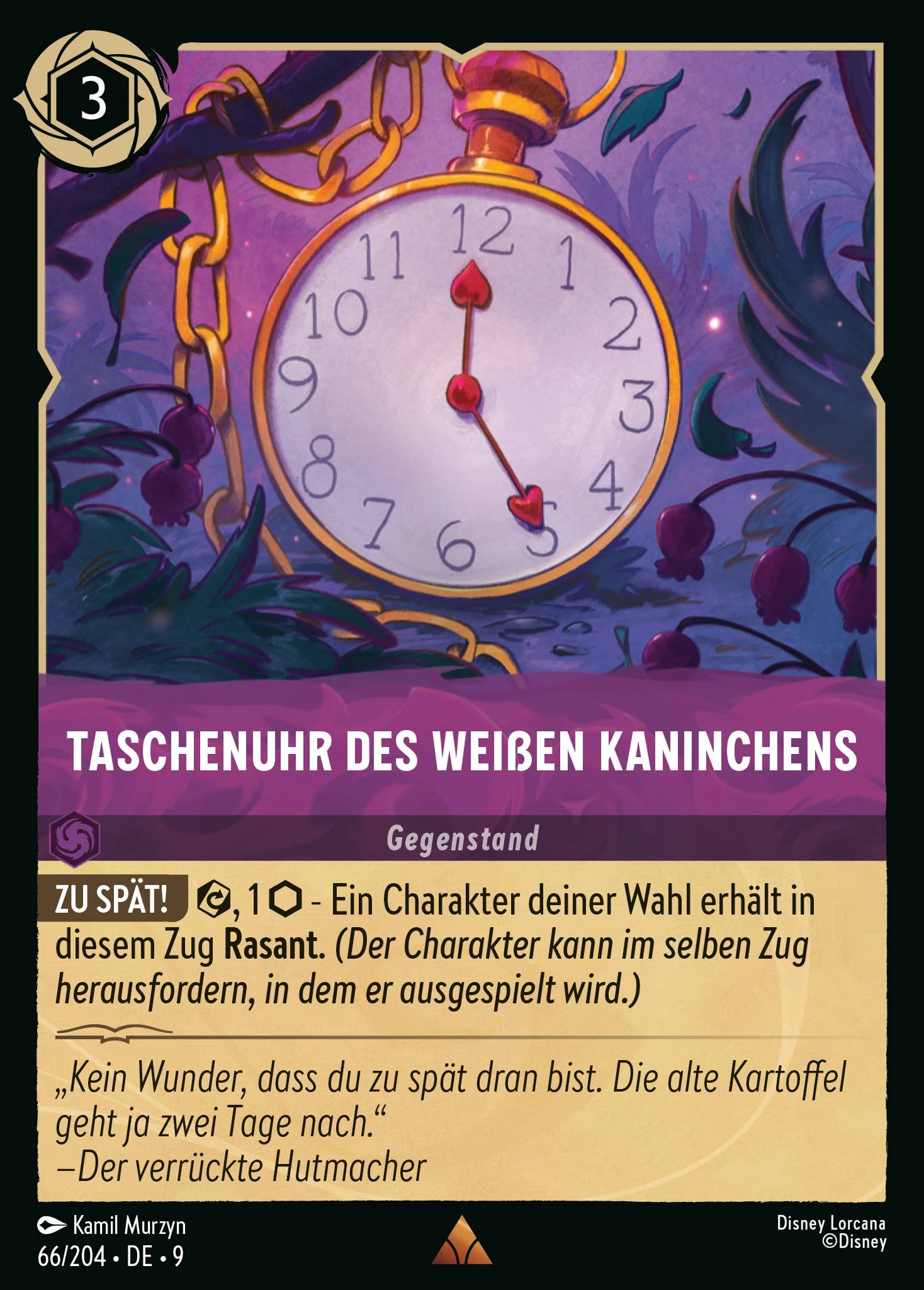Taschenuhr des weißen Kaninchens (Mythen 066)
