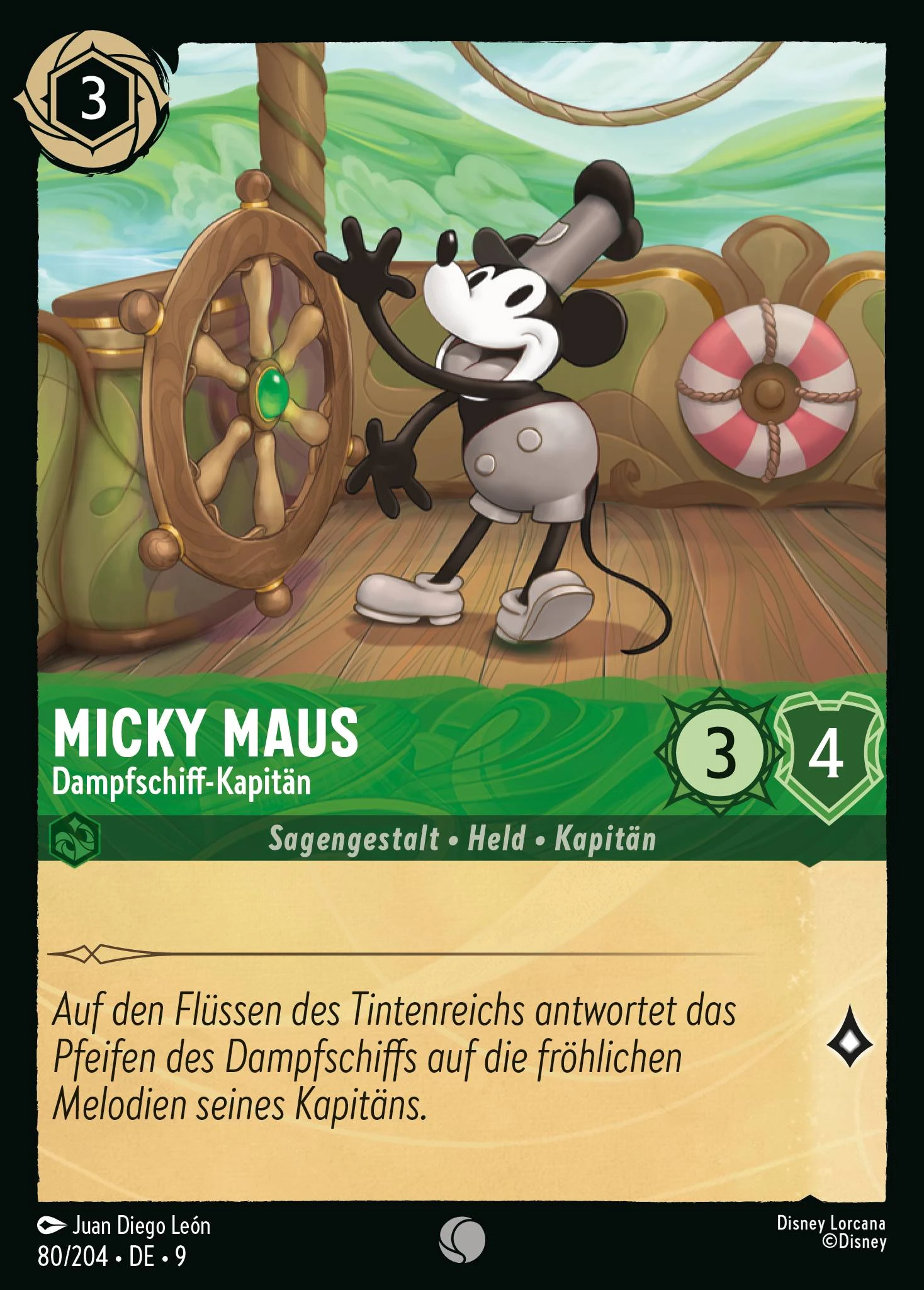 Micky Maus - Dampfschiff-Kapitän (Mythen 080)
