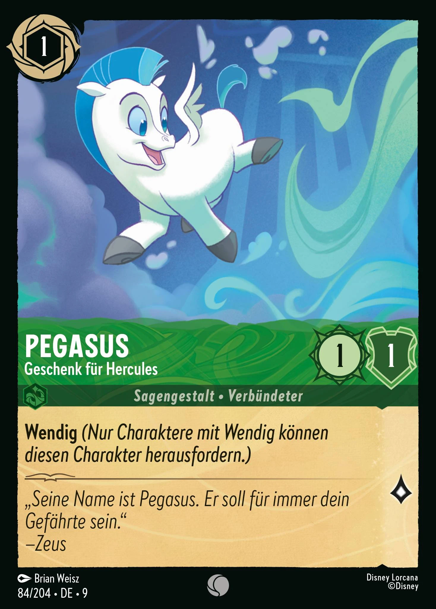 Pegasus - Geschenk für Hercules (Mythen 084)