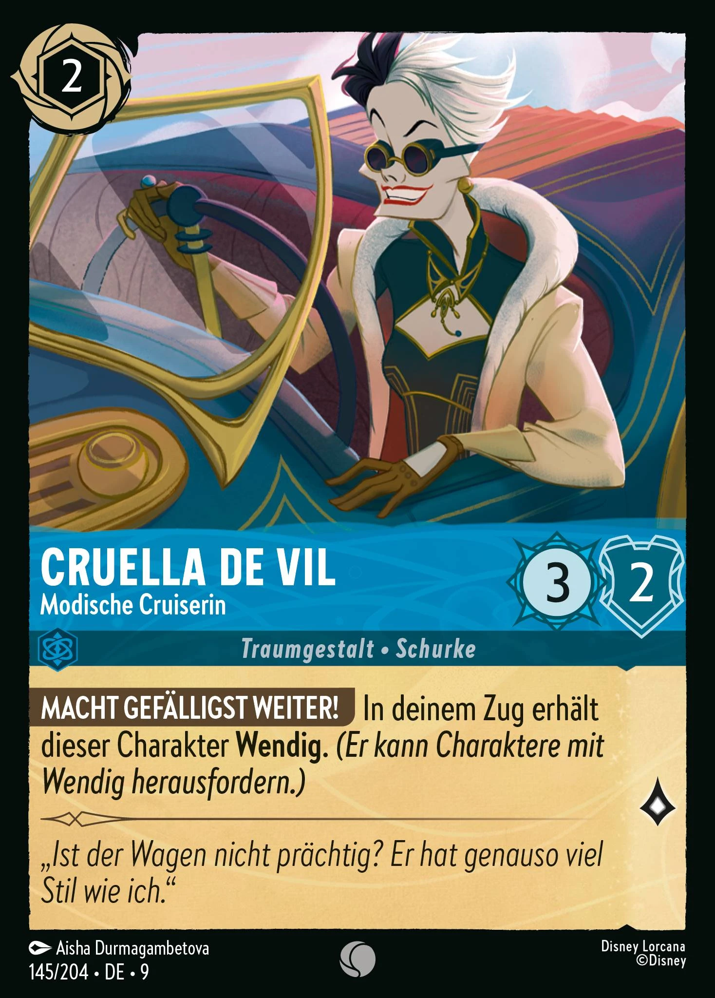 Cruella De Vil - Modische Cruiserin (Mythen 145)