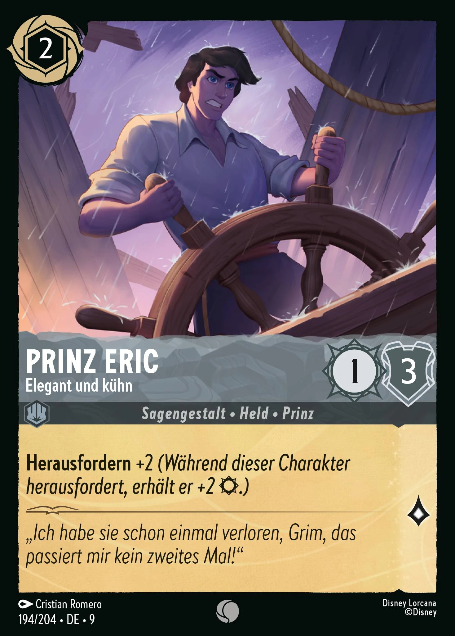 Prinz Eric - Elegant und kühn (Mythen 194)
