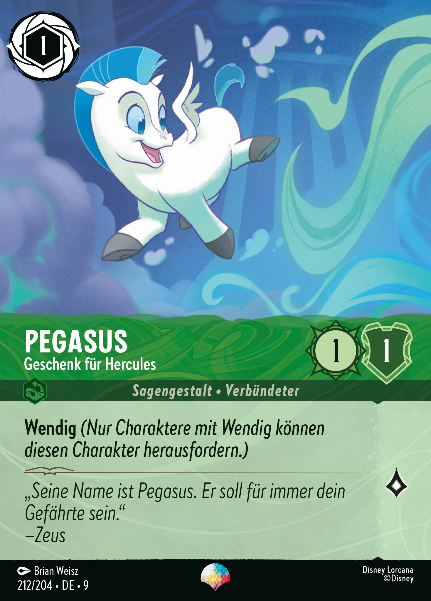 Pegasus - Geschenk für Hercules (Mythen 212)