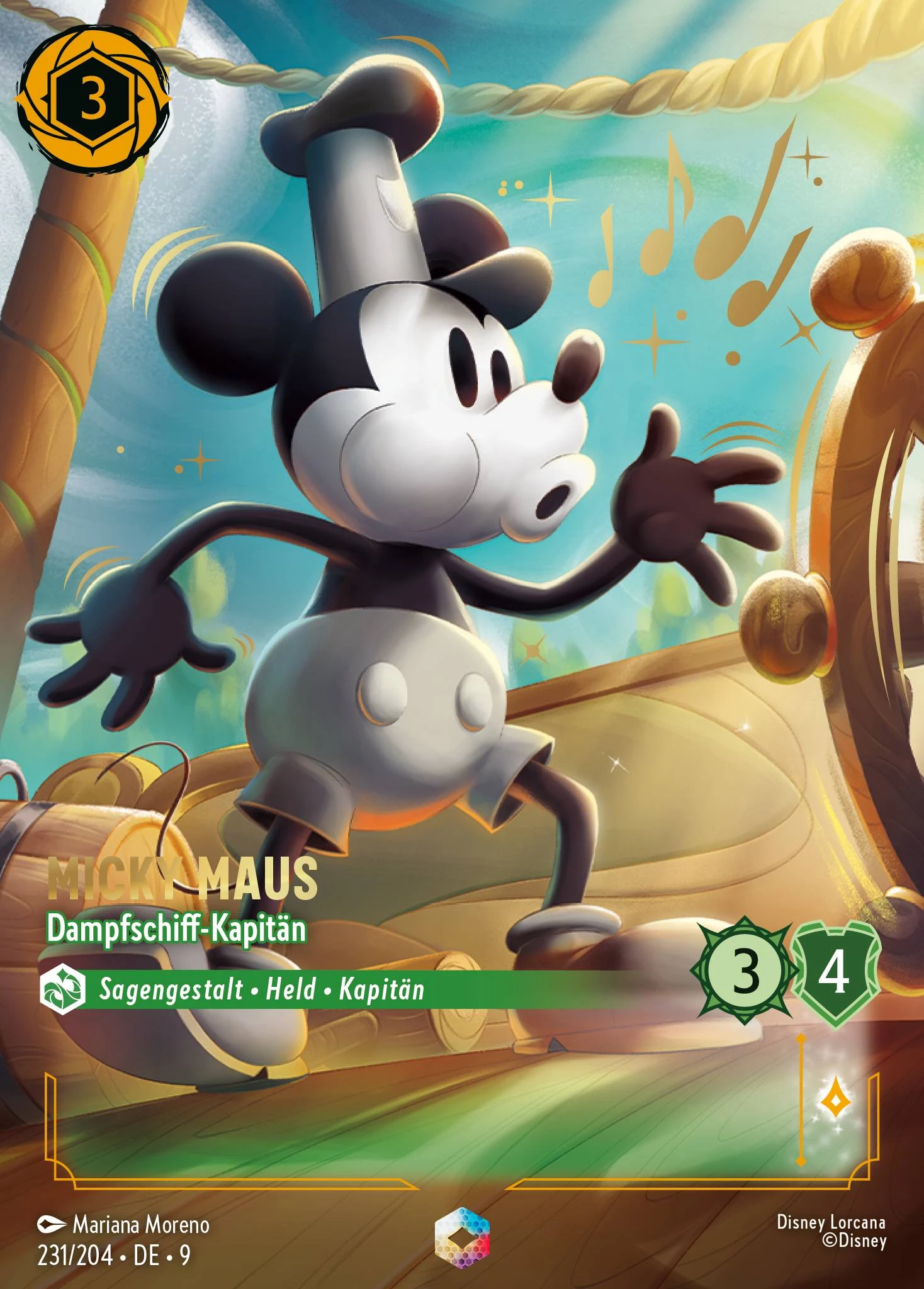 Micky Maus - Dampfschiff-Kapitän (Mythen 231)