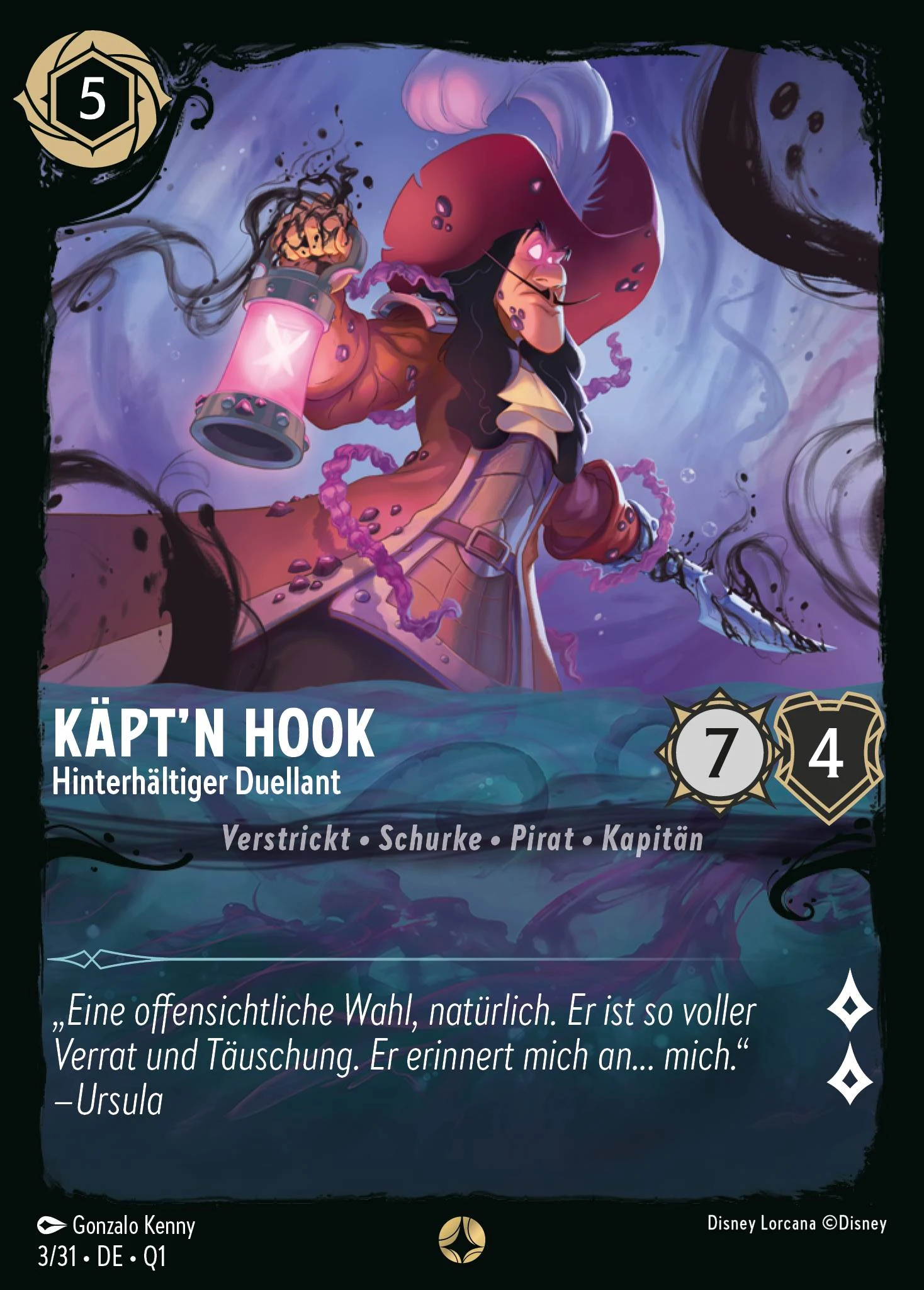 Käpt'n Hook - Hinterhältiger Duellant (Die Luminari Chroniken: Gefahr aus der Tiefe 003)
