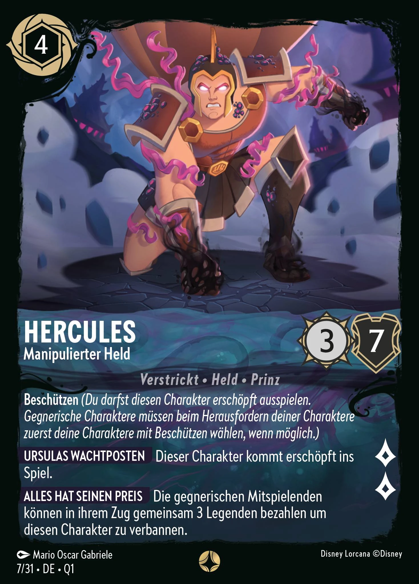 Hercules - Manipulierter Held (Die Luminari Chroniken: Gefahr aus der Tiefe 007)