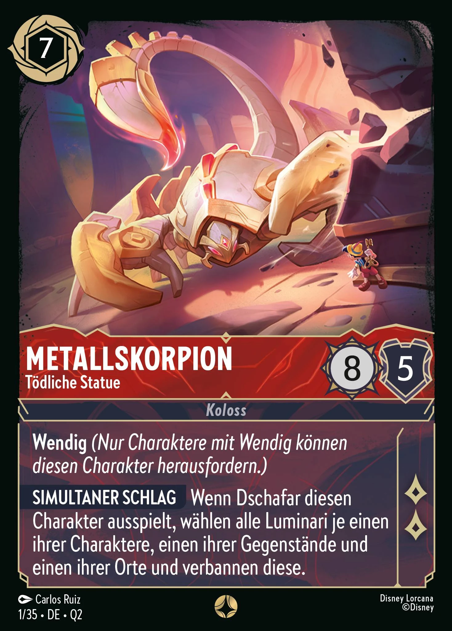 Metallskorpion - Tödliche Statue (Die Luminari Chroniken: Überfall auf den Palast 001)