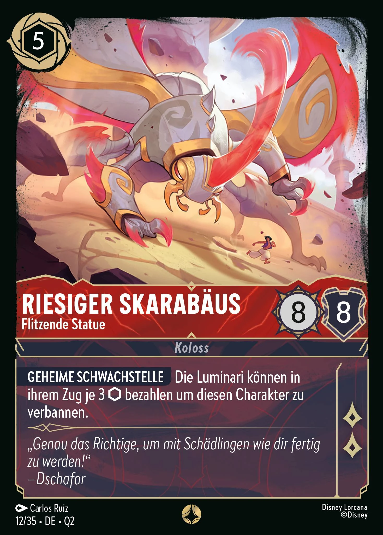 Riesiger Skarabäus - Flitzende Statue (Die Luminari Chroniken: Überfall auf den Palast 012)