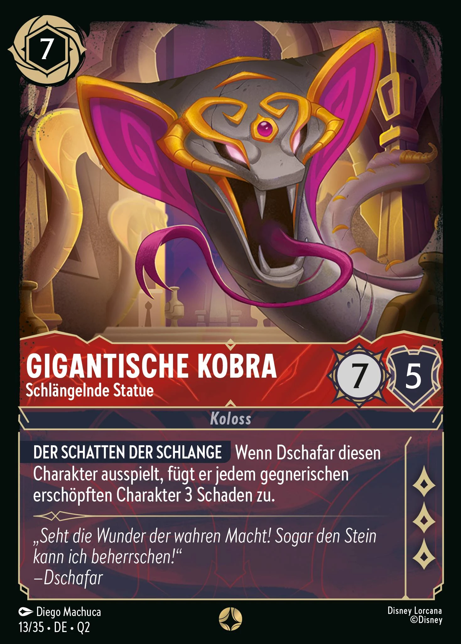 Gigantische Kobra - Schlängelnde Statue (Die Luminari Chroniken: Überfall auf den Palast 013)
