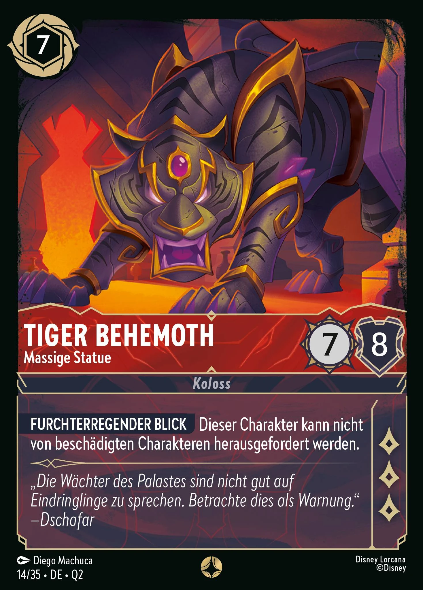 Tiger Behemoth - Massige Statue (Die Luminari Chroniken: Überfall auf den Palast 014)