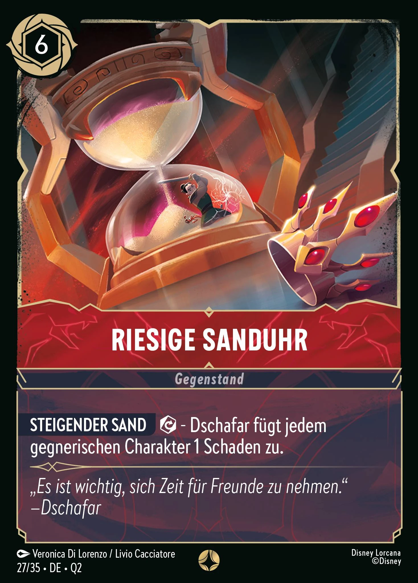 Riesige Sanduhr (Die Luminari Chroniken: Überfall auf den Palast 027)