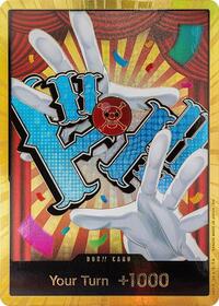 DON!! Card (Buggy) (Gold) (The Best Vol.2 DON-CARD-BUGGY-GOLD)