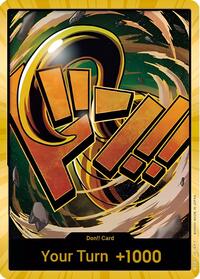 DON!! Card (Crocodile) (Gold) (The Best DON-CARD-CROCODILE-GOLD)