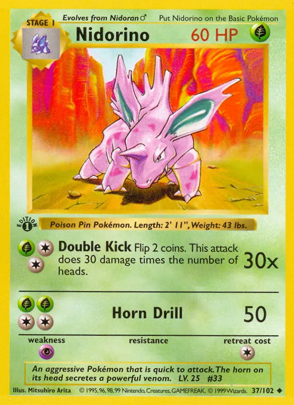 Nidorino (Grundset 037)